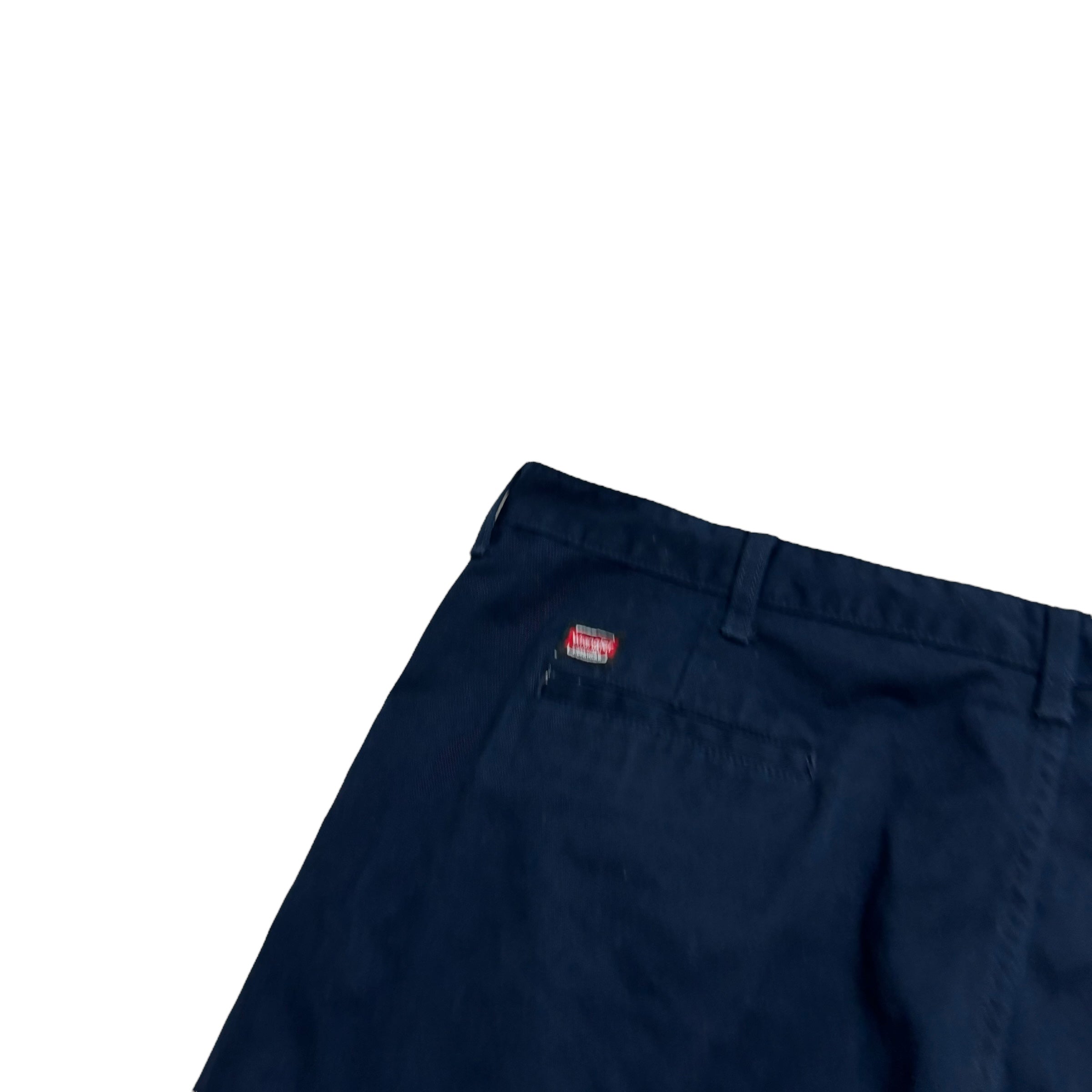 Wrangler Cargo Trousers W44 L32 Mens Navy Blue Relaxed Straight Fit Pants (E)