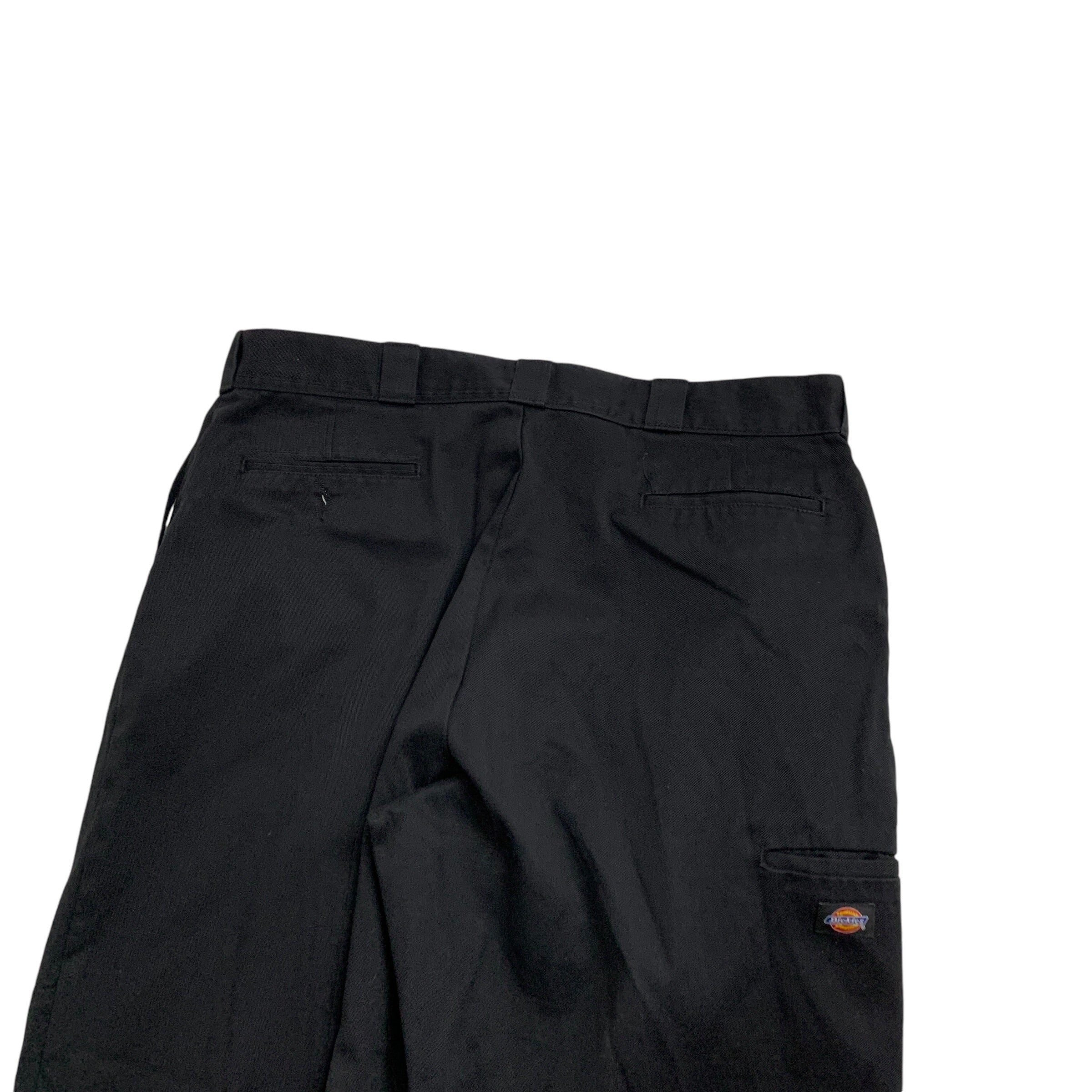 Dickies Double Knee Trousers W40 L32 Mens Black Pants Baggy Relaxed Fit Workwear