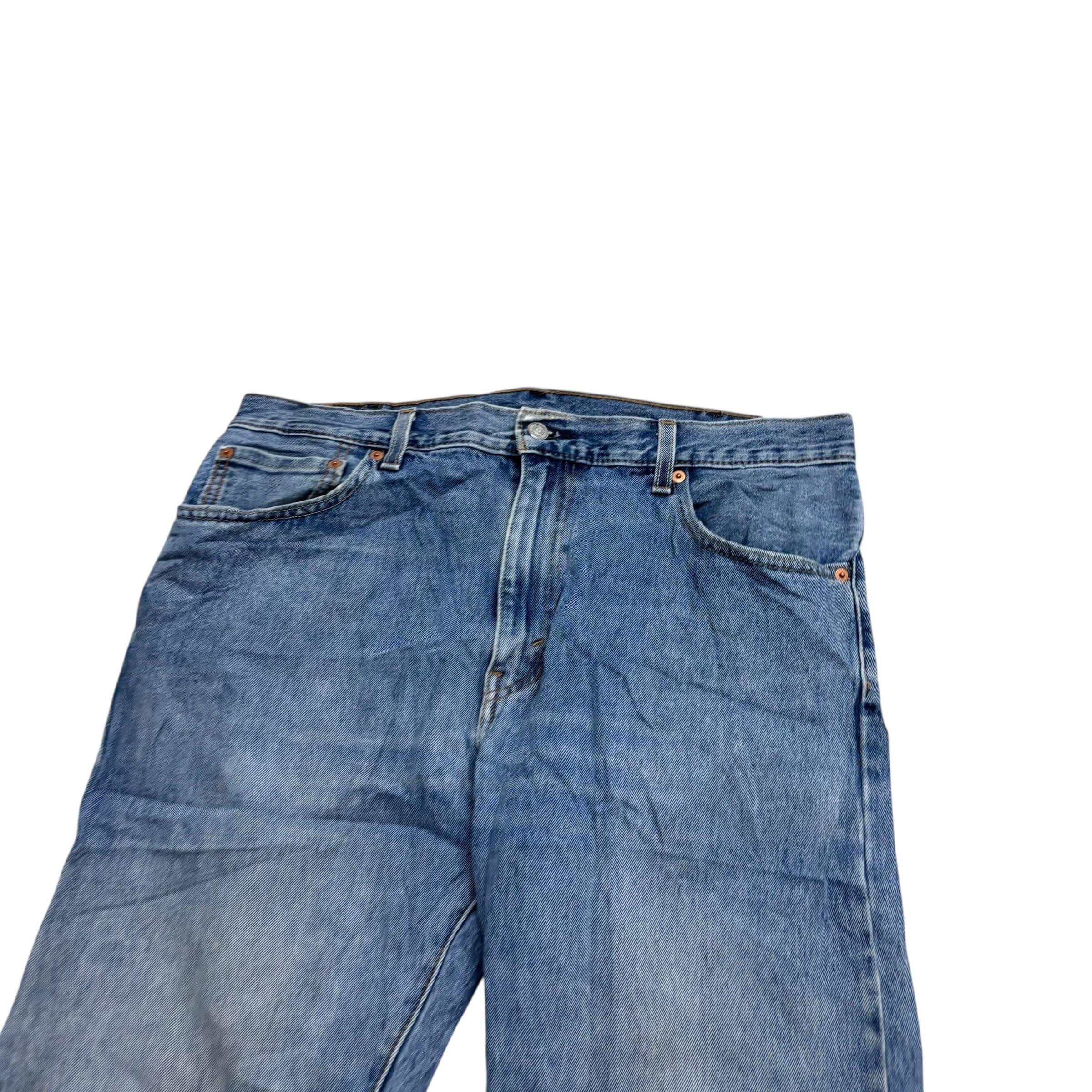 Levis 517 Jeans W36 L34 Mens Mid Blue Regular Bootcut Fit Denim (F)