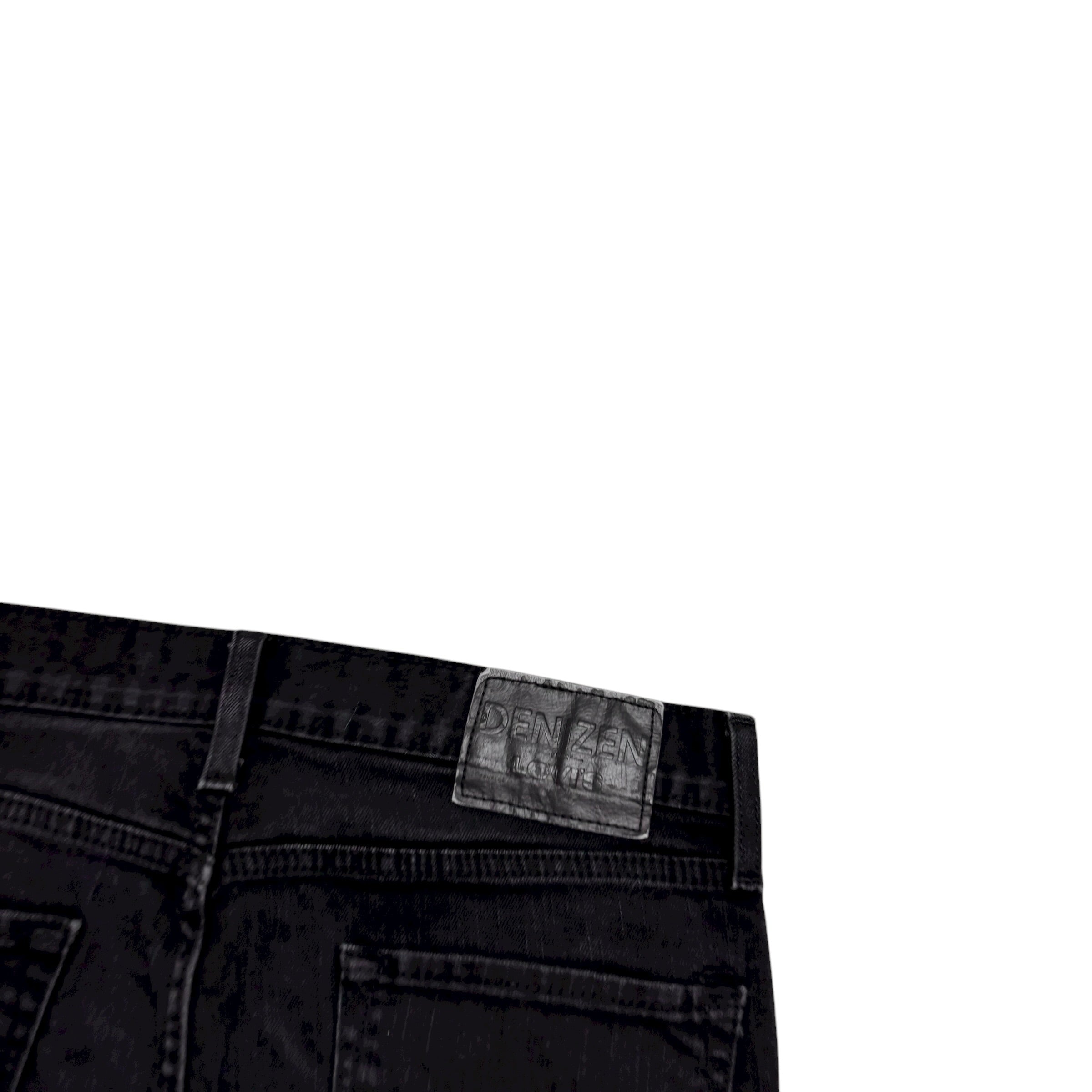 Levis Denizen Jeans W33 L30 Mens Black Skinny Fit Stretch Denim