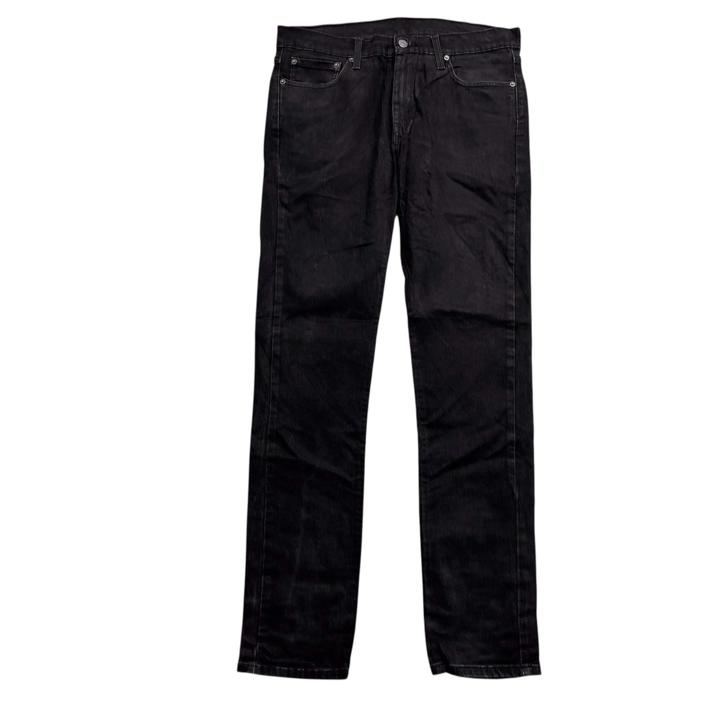Levis 511 Jeans W33 L34 Mens Black Slim Fit Stretch Denim