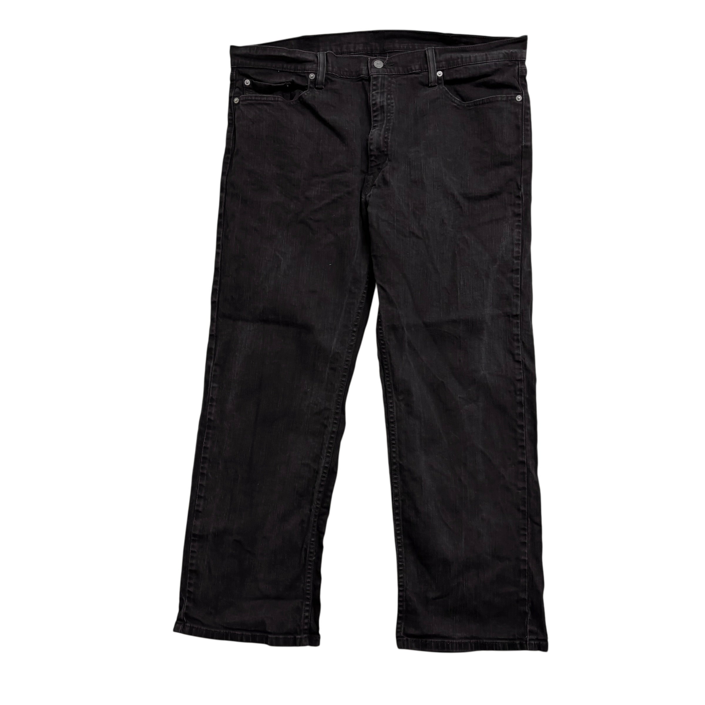 Levis 559 Jeans W40 L29 Mens Black Baggy Relaxed Straight Fit Stretch Denim