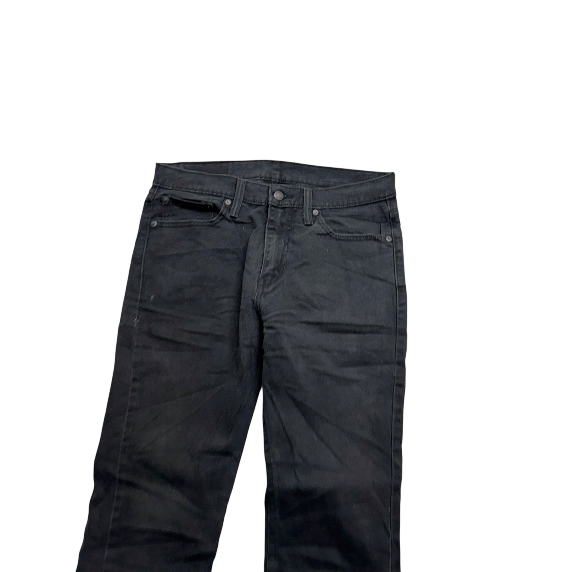 Levis 510 Jeans W32 L29 Mens Black Skinny Fit Stretch Denim