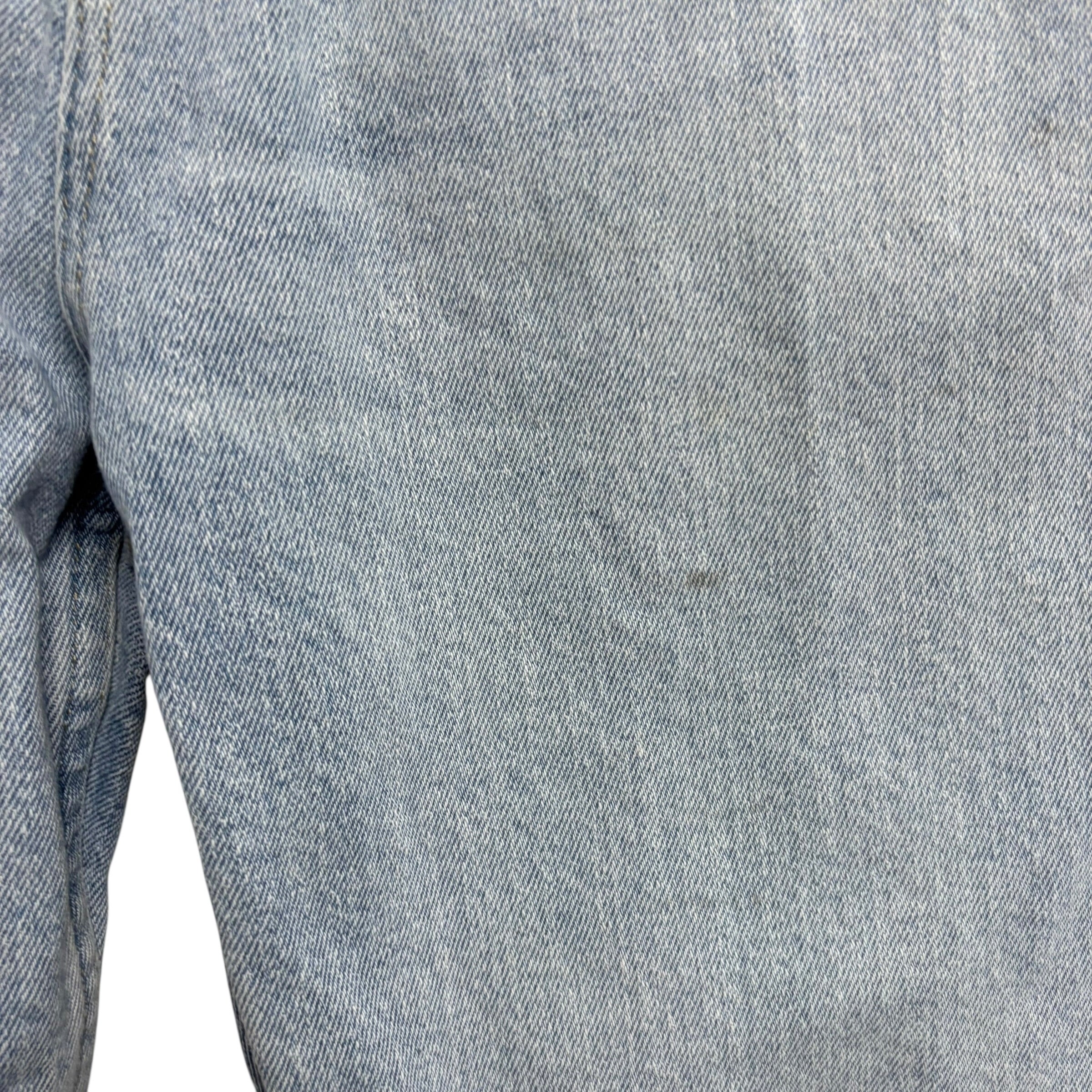 Wrangler Jorts W34 Mens Denim Shorts Light Blue Regular Fit Stretch