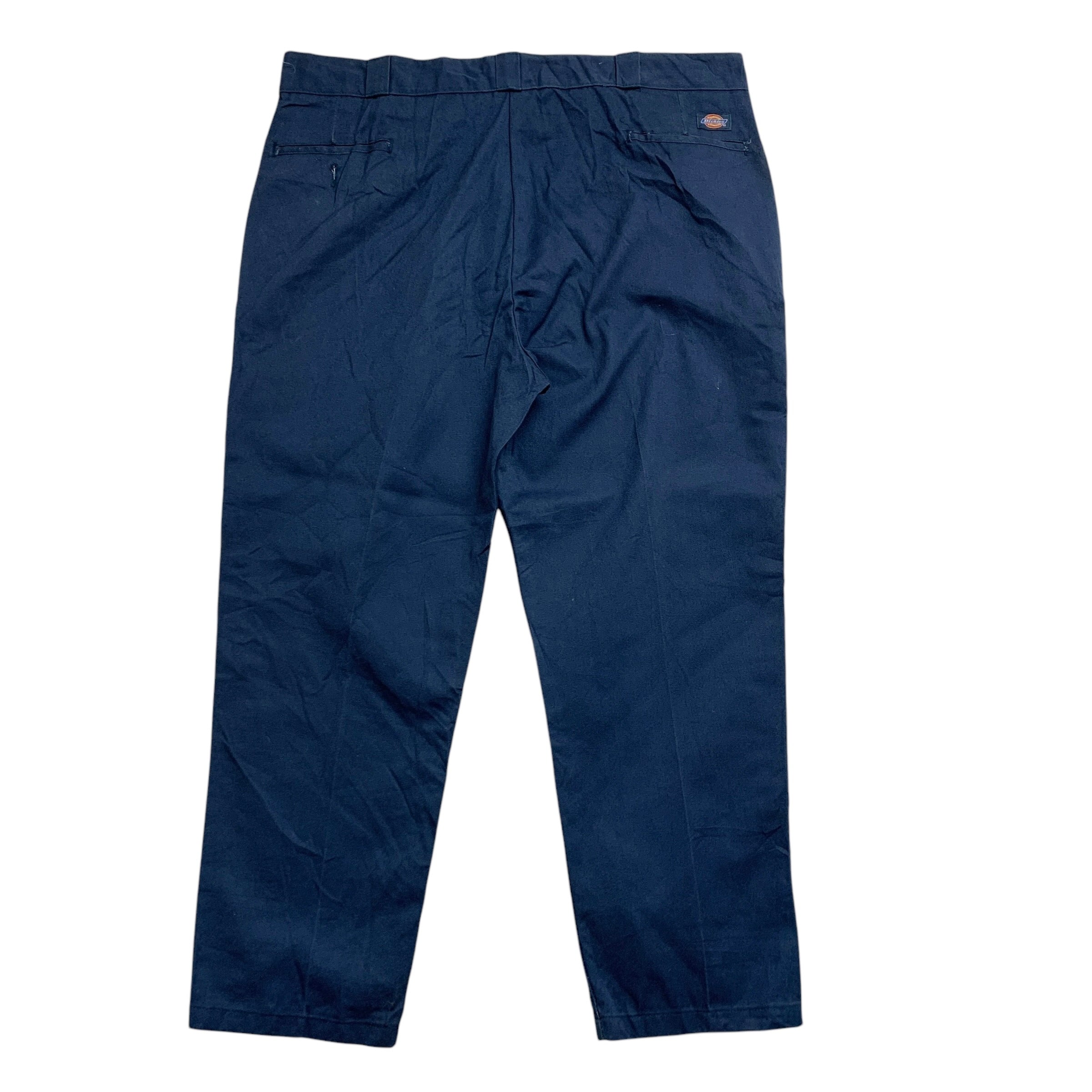 Dickies 874 Trousers W42 L30 Mens Blue Pants Original Straight Fit Workwear