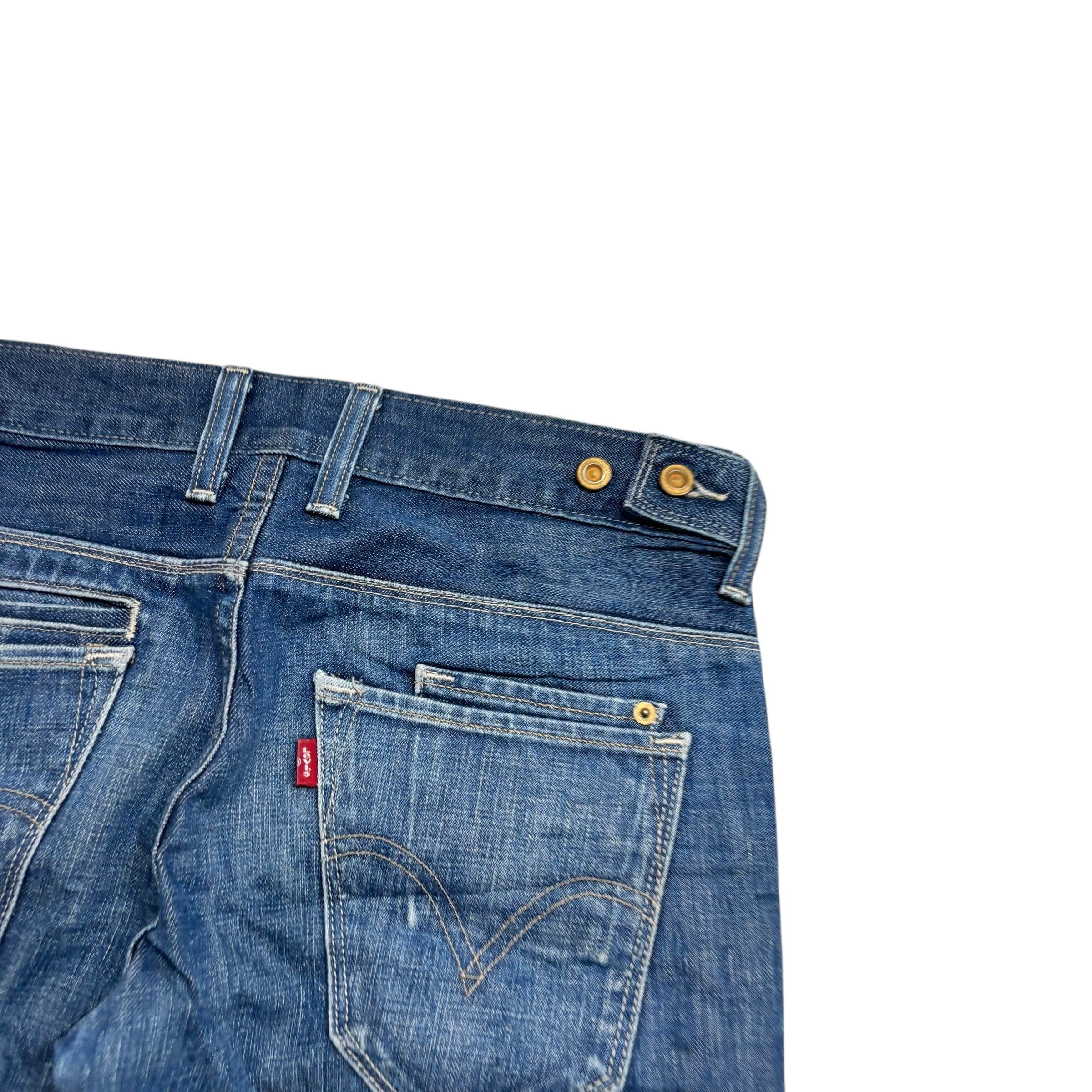 Levis 511 Jeans W30 L30 Mens Dark Blue Slim Fit Vintage Denim
