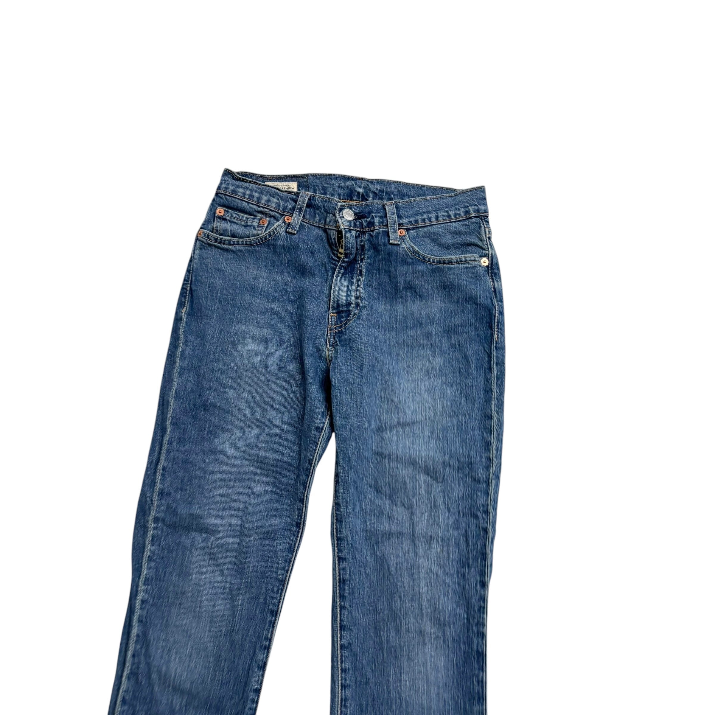 Levis 511 Jeans W29 L32 Mens Mid Blue Slim Fit Stretch Premium Denim (E)