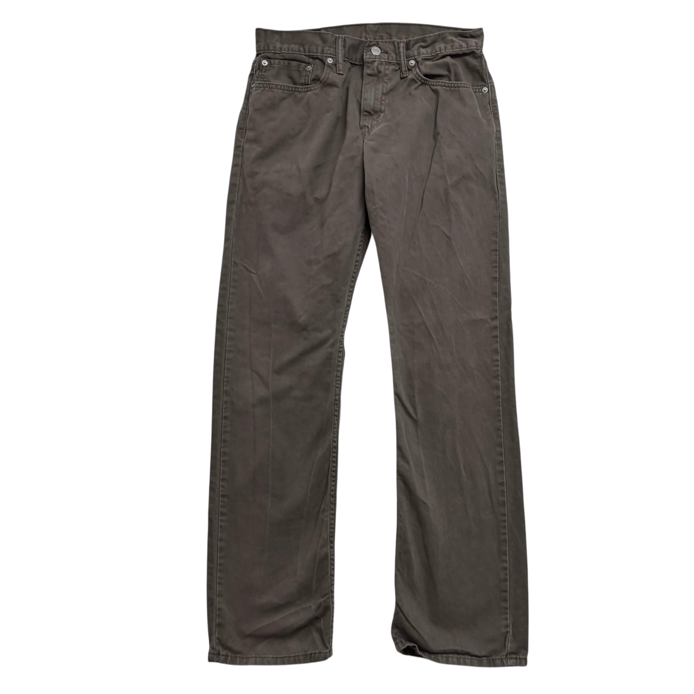 Levis 514 Trousers W31 L32 Mens Brown Regular Straight Fit Pants