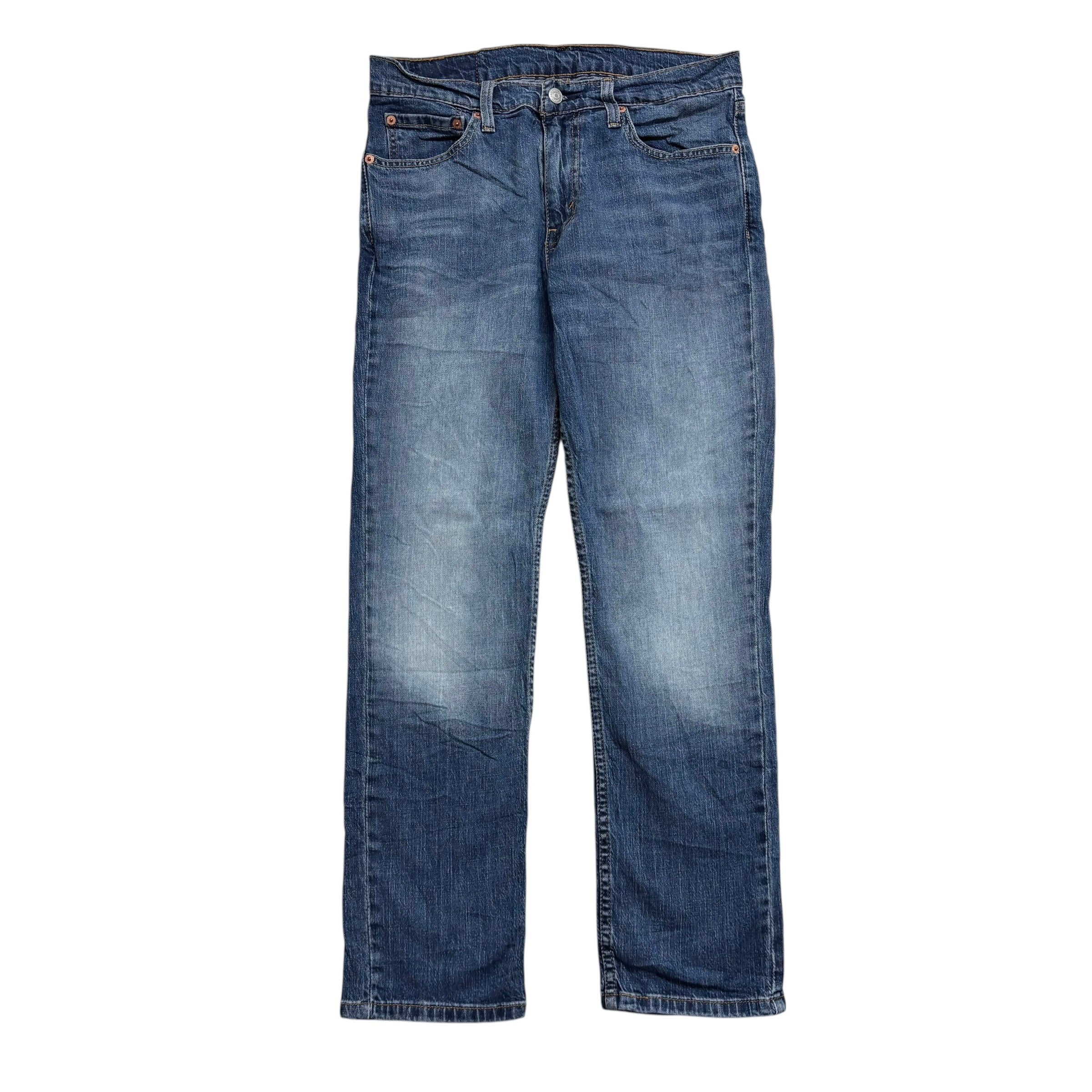 Levis 511 Jeans W32 L30 Mens Mid Blue Slim Fit Stretch Denim (E)
