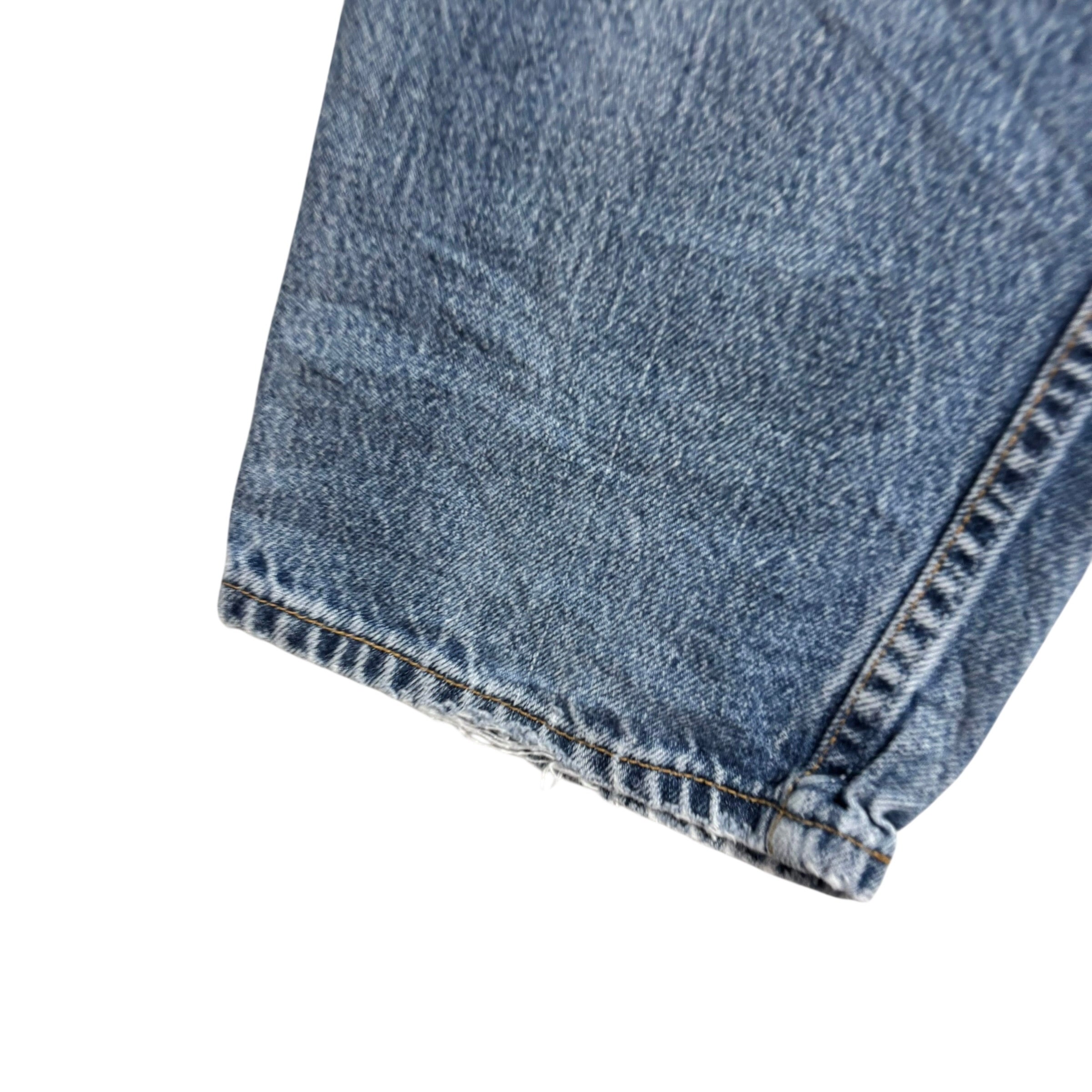 Levis 505 Jeans W32 L30 Mens Mid Blue Regular Straight Made In USA Vintage