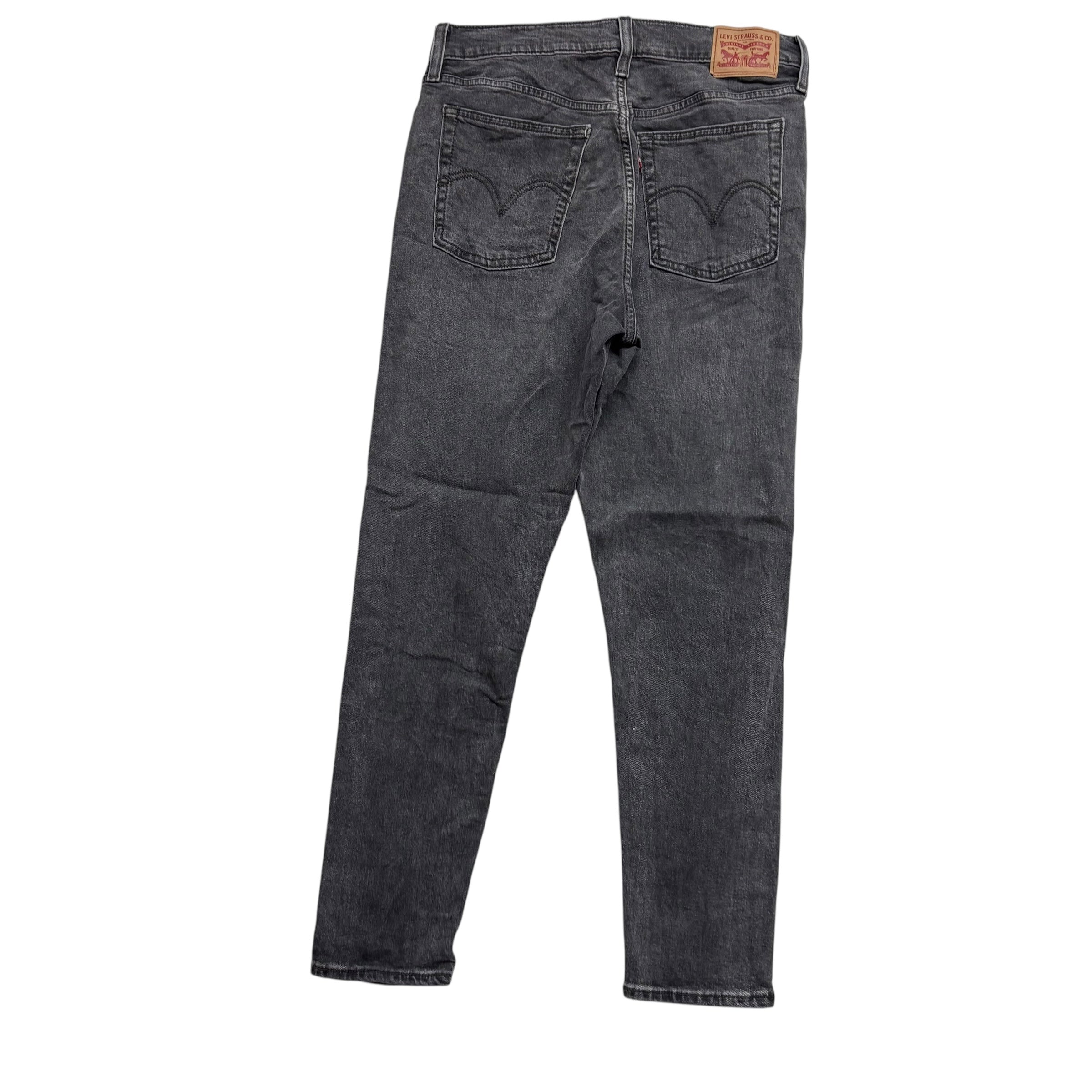 Levis Wedgie Jeans W31 Womens Wedgie Skinny Fit Grey Stretch Denim (E)