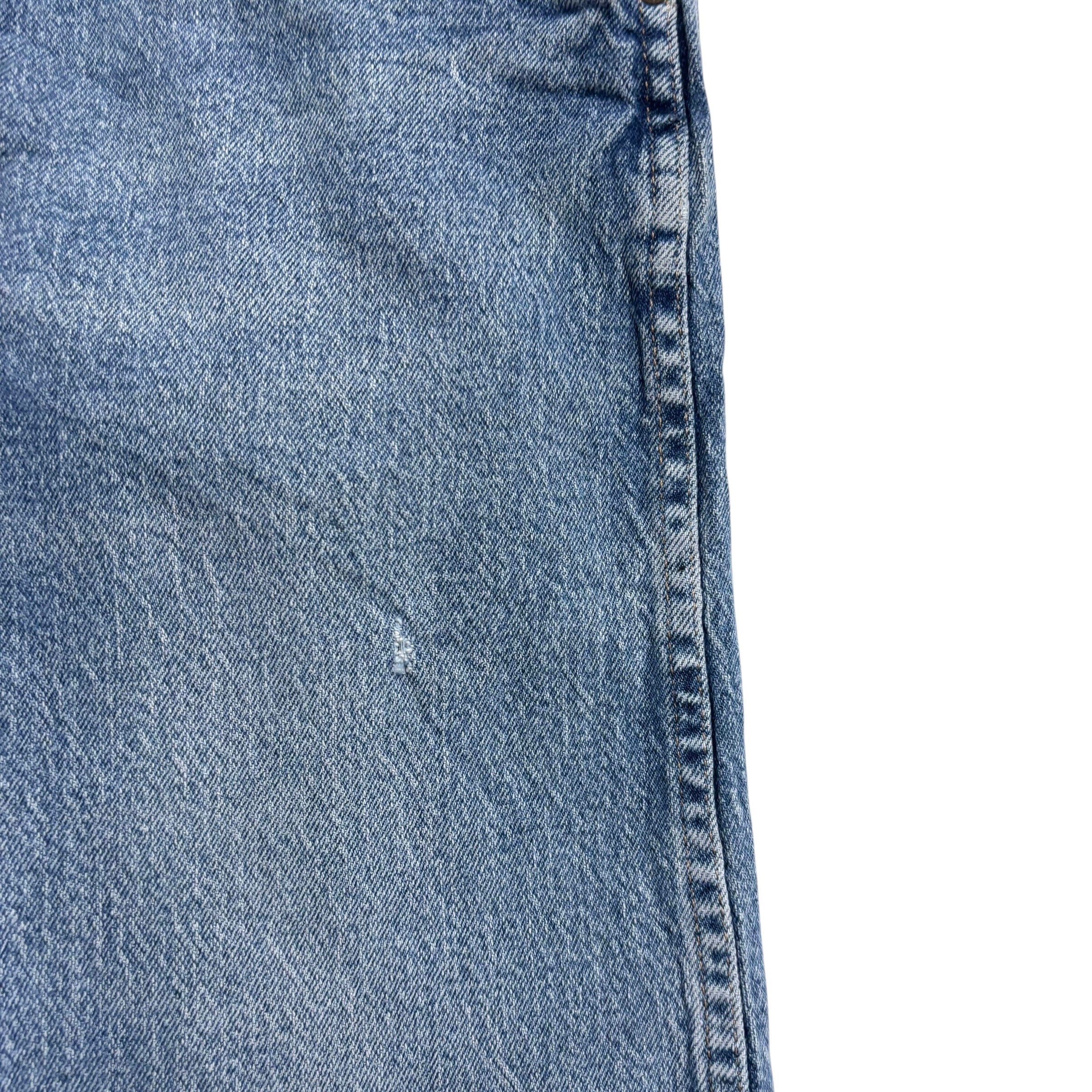 Wrangler Jeans W36 L29 Mens Light Blue Regular Straight Fit Stretch Denim