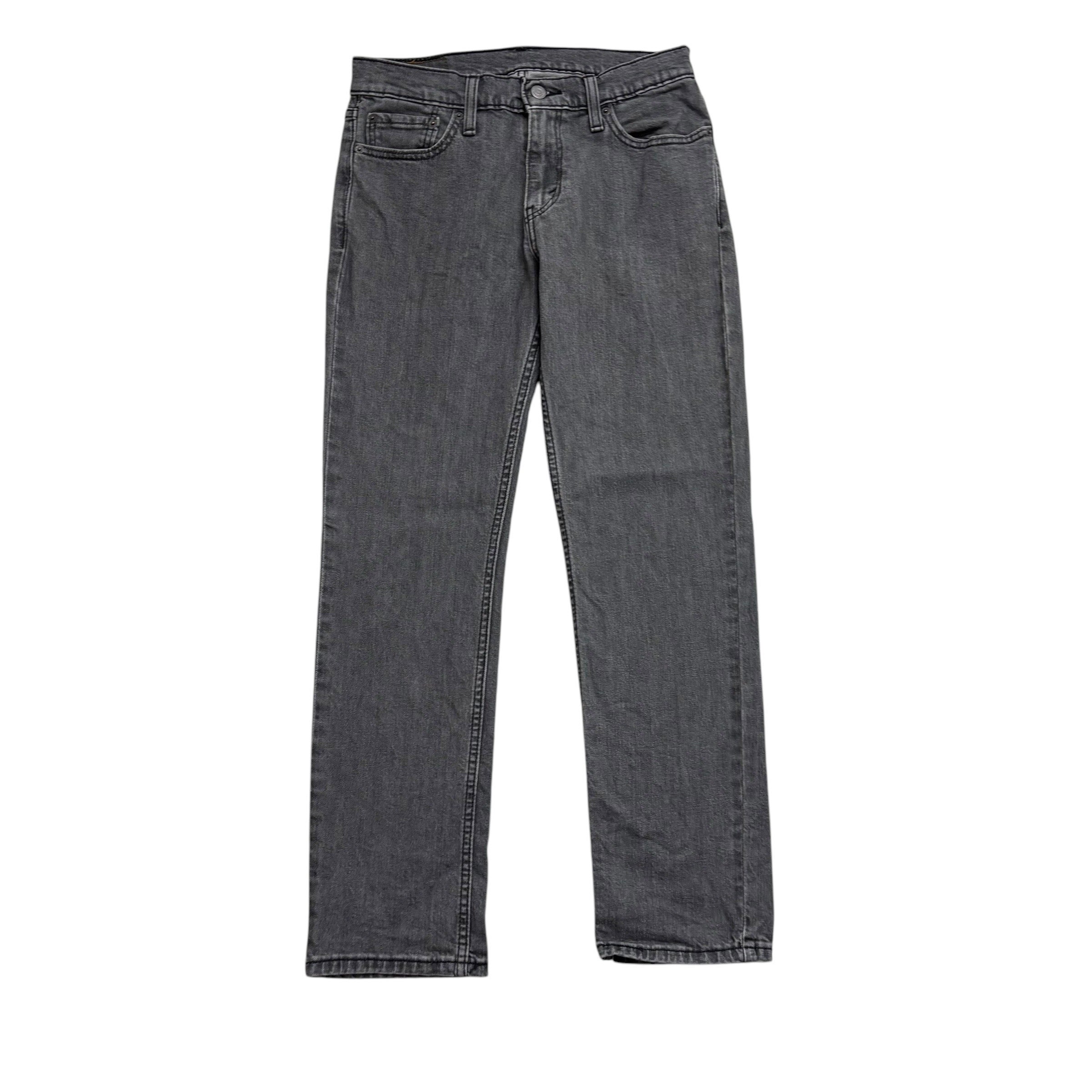 Levis 511 Jeans W30 L30 Mens Grey Slim Fit Stretch Denim (E)