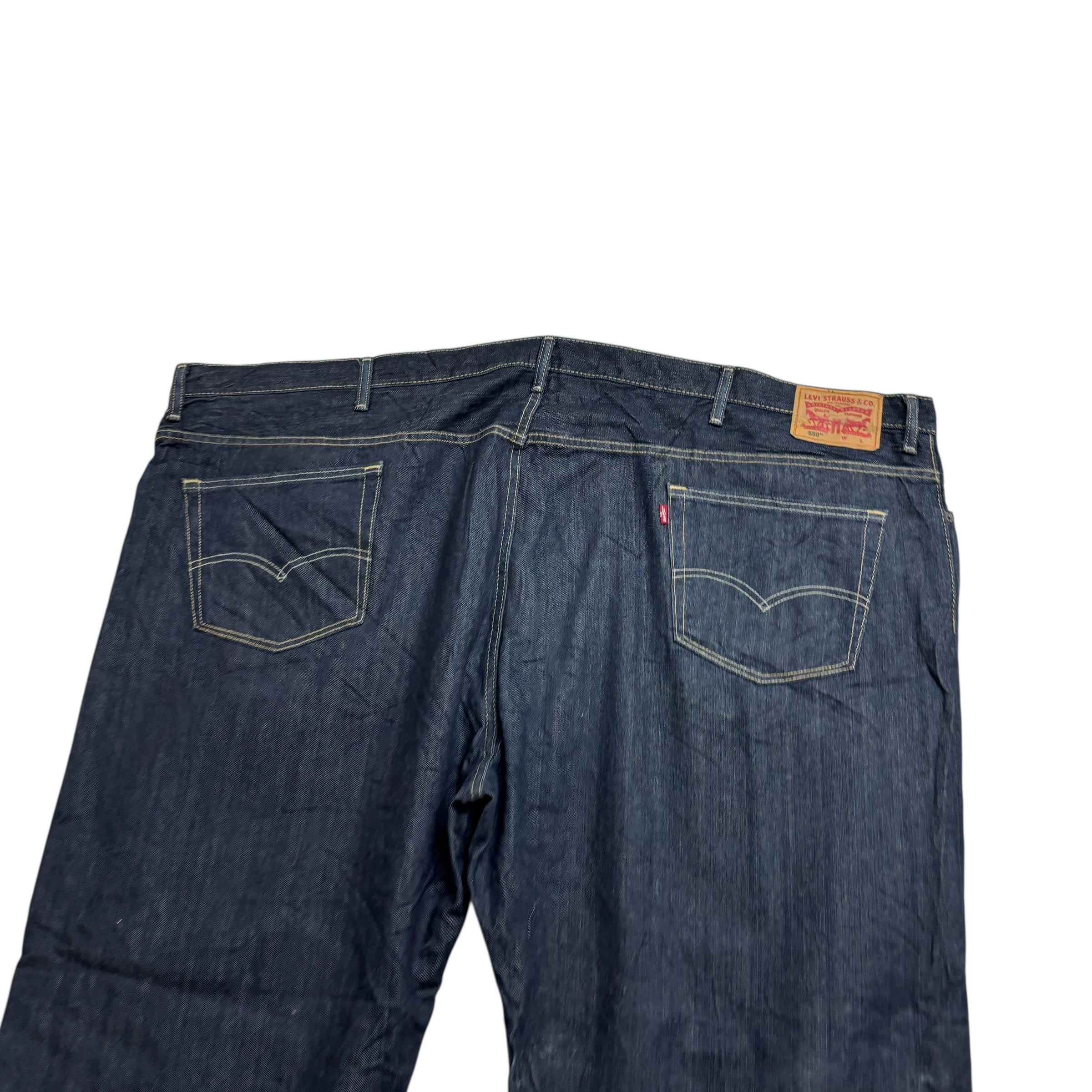 Levis 559 Jeans W58 L30 Mens Dark Blue Baggy Relaxed Straight Fit Denim (E)