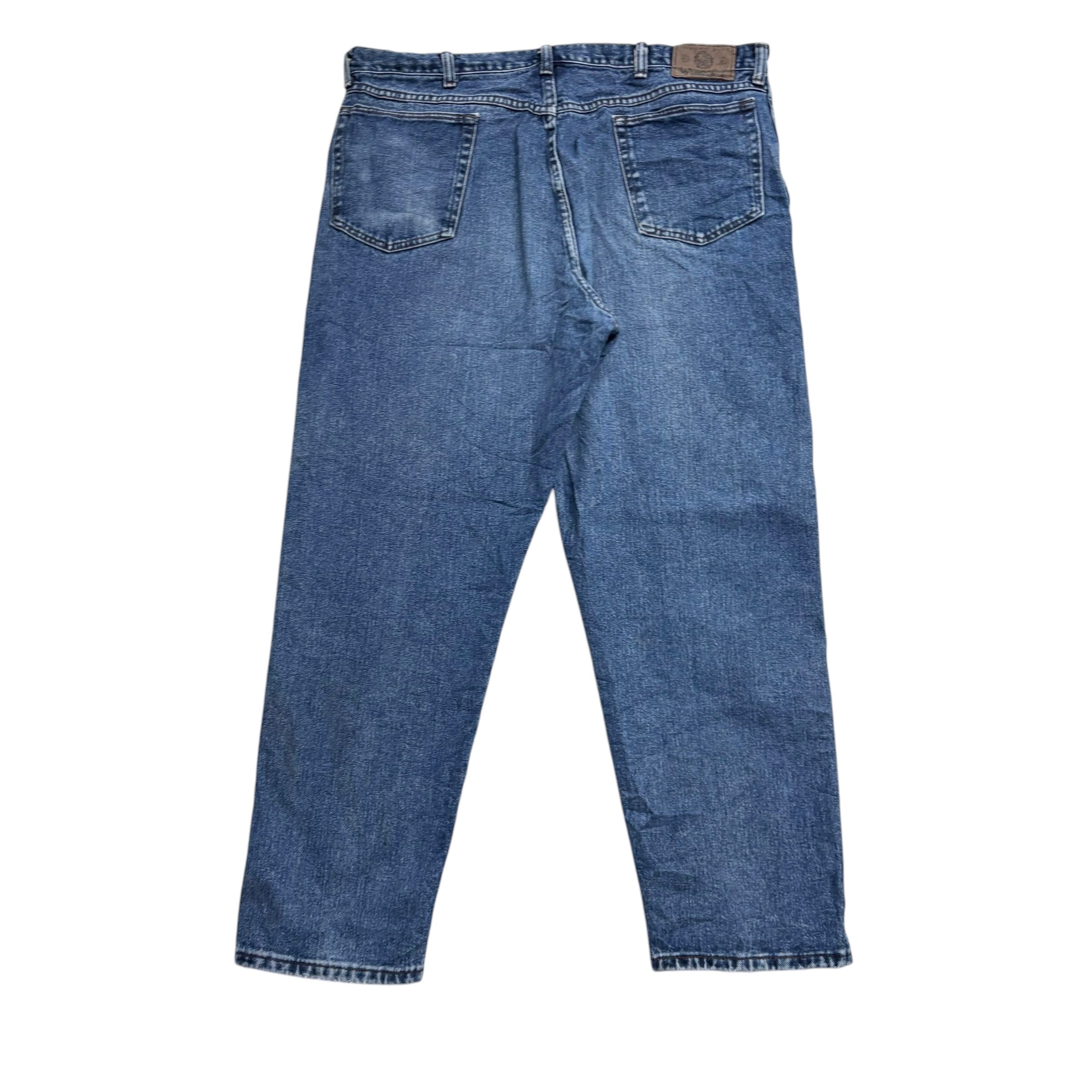 Wrangler Jeans W38 L30 Mens Mid Blue Relaxed Tapered Fit Vintage Denim