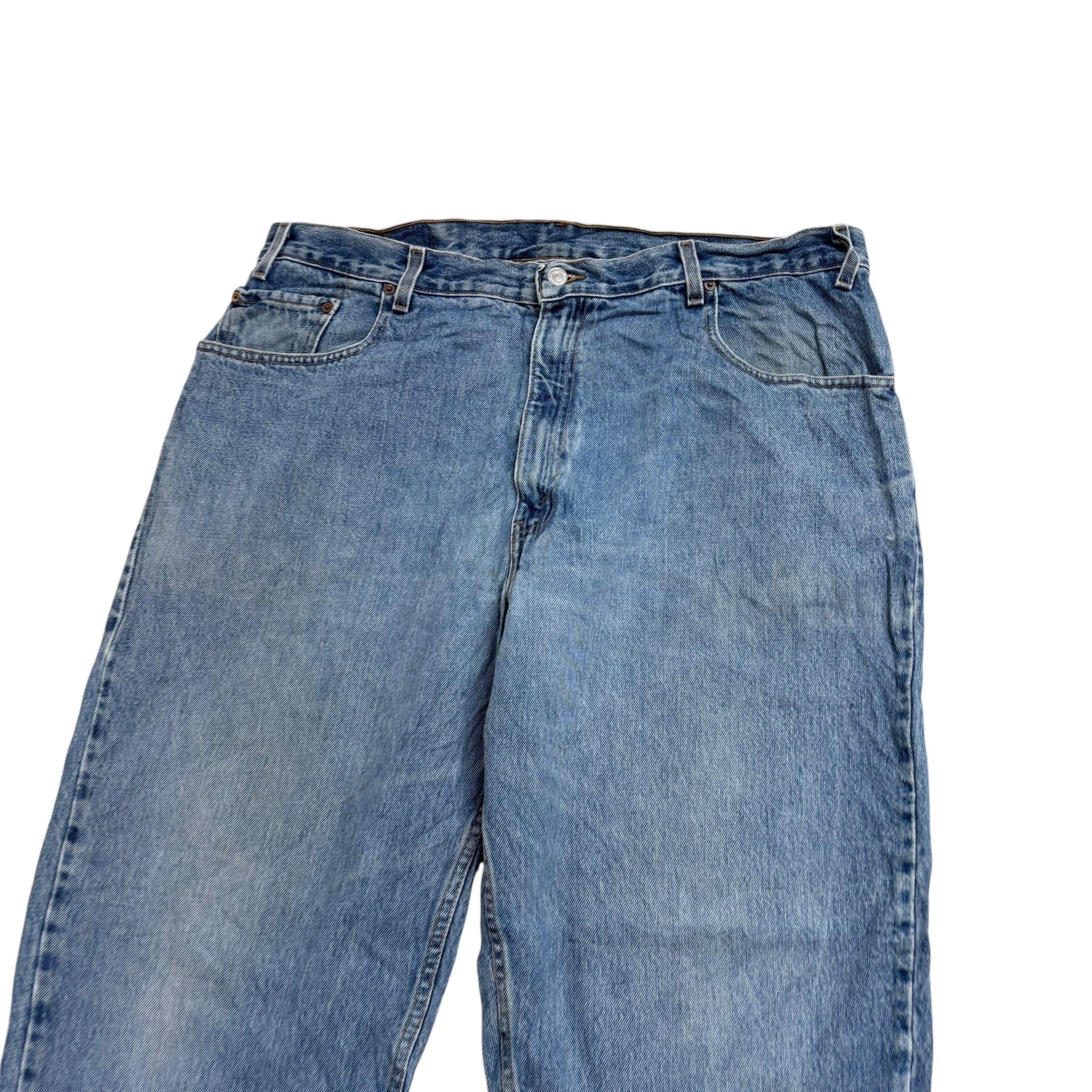 Levis 560 Jeans W40 L30 Mens Mid Blue Baggy Relaxed Comfort Fit Vintage Denim