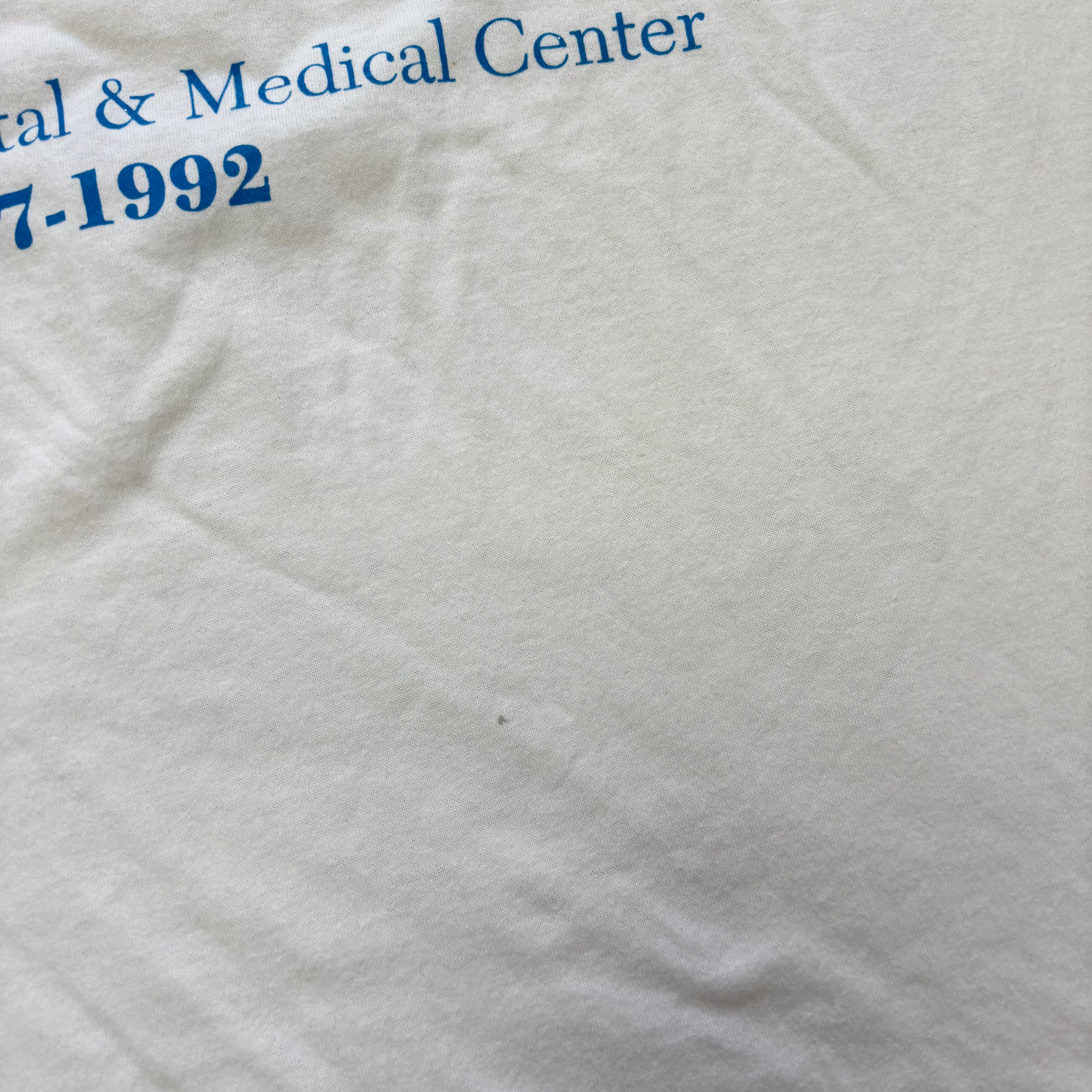 Vintage T Shirt Mens XL White Single Stitch Graphic Print 90s USA (E)