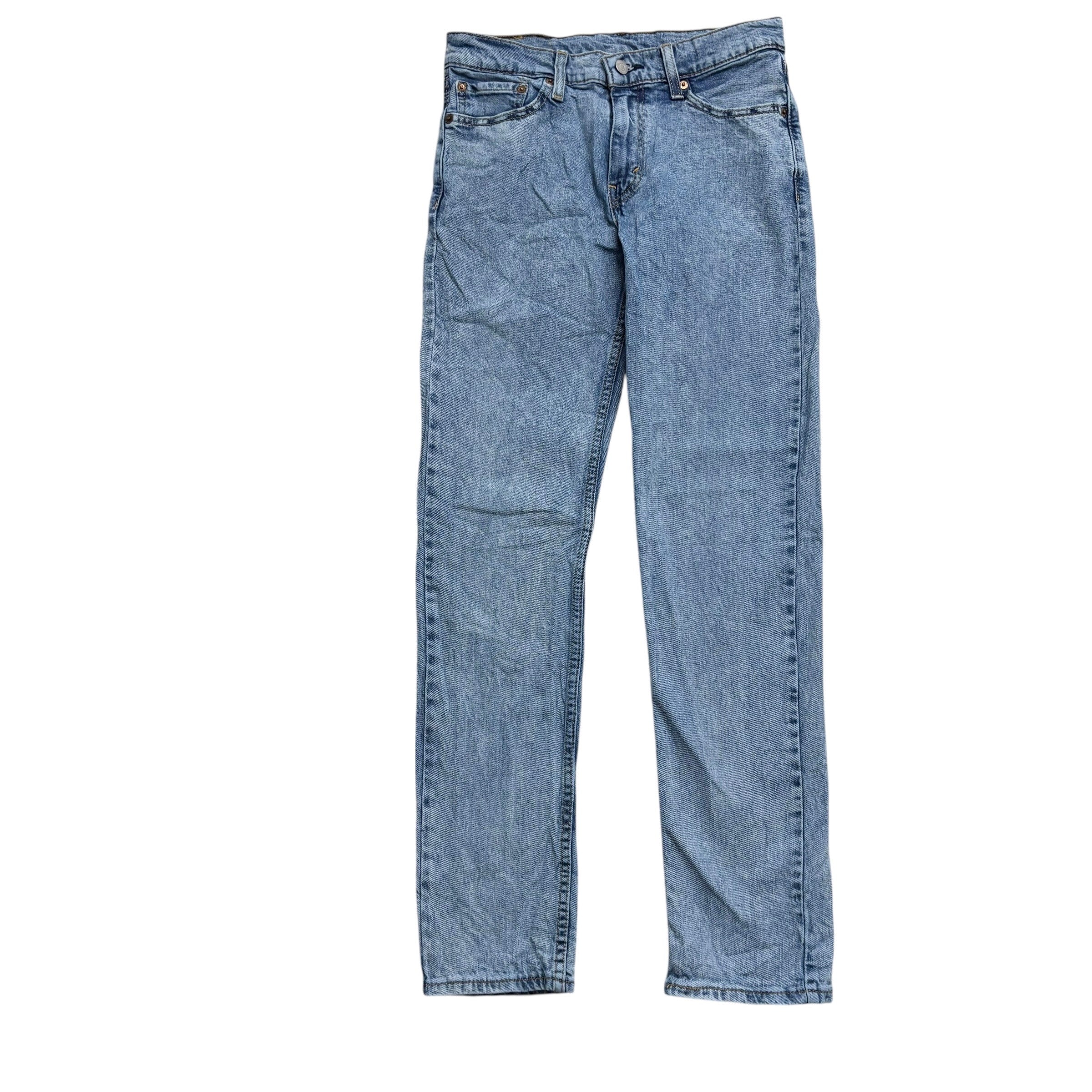 Levis 511 Jeans W30 L32 Mens Light Blue Slim Fit Stretch Denim (E)