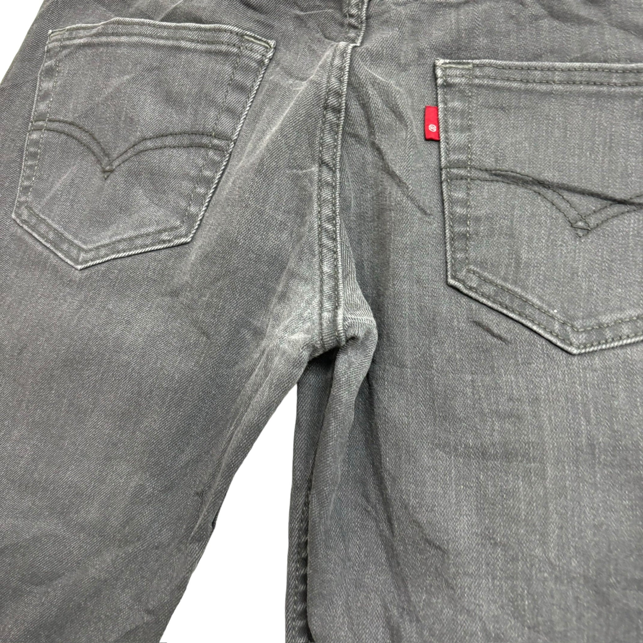 Levis 511 Jeans W30 L30 Mens Grey Slim Fit Stretch Denim