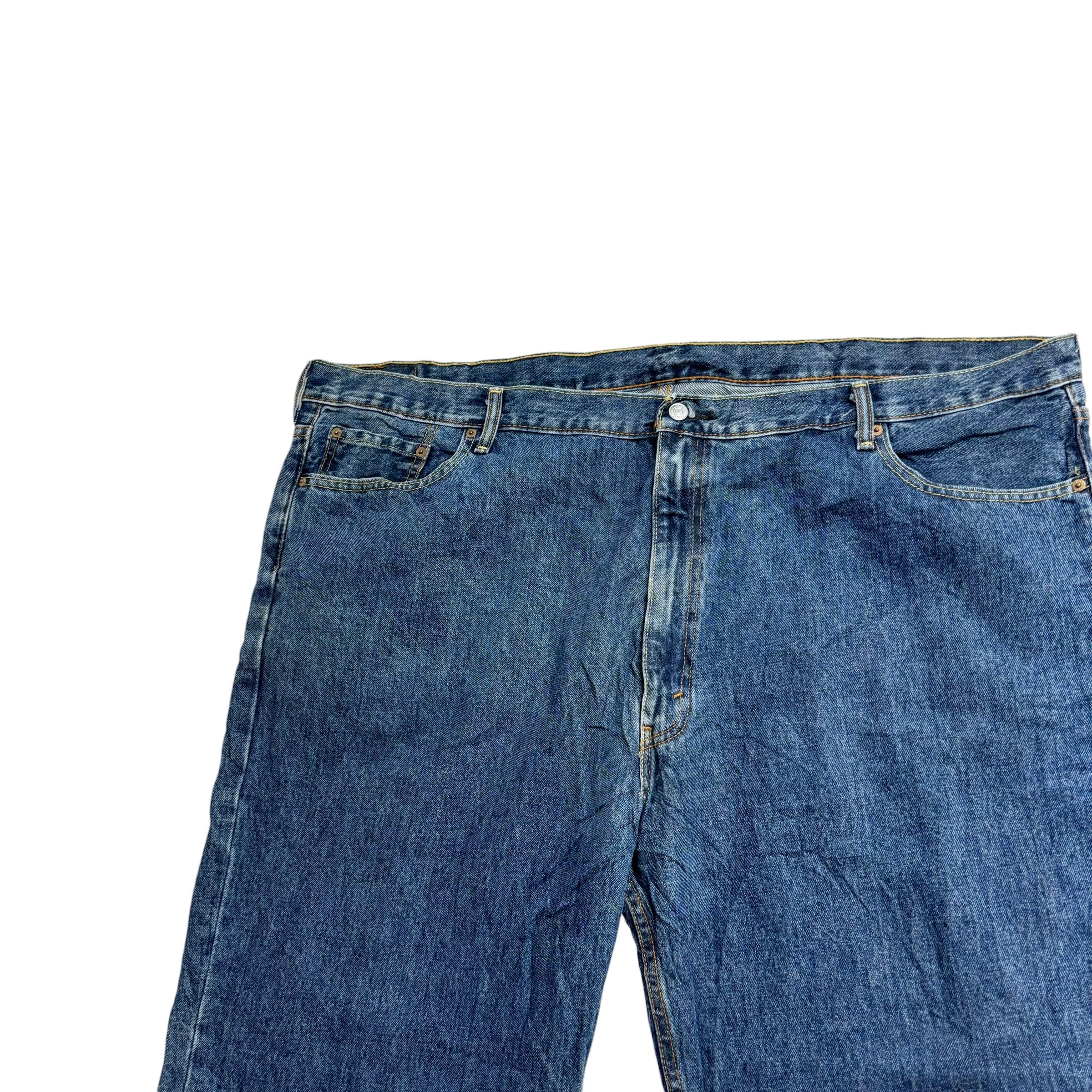 Levis 550 Jeans W50 L29 Mens Mid Blue Baggy Relaxed Straight Fit Denim