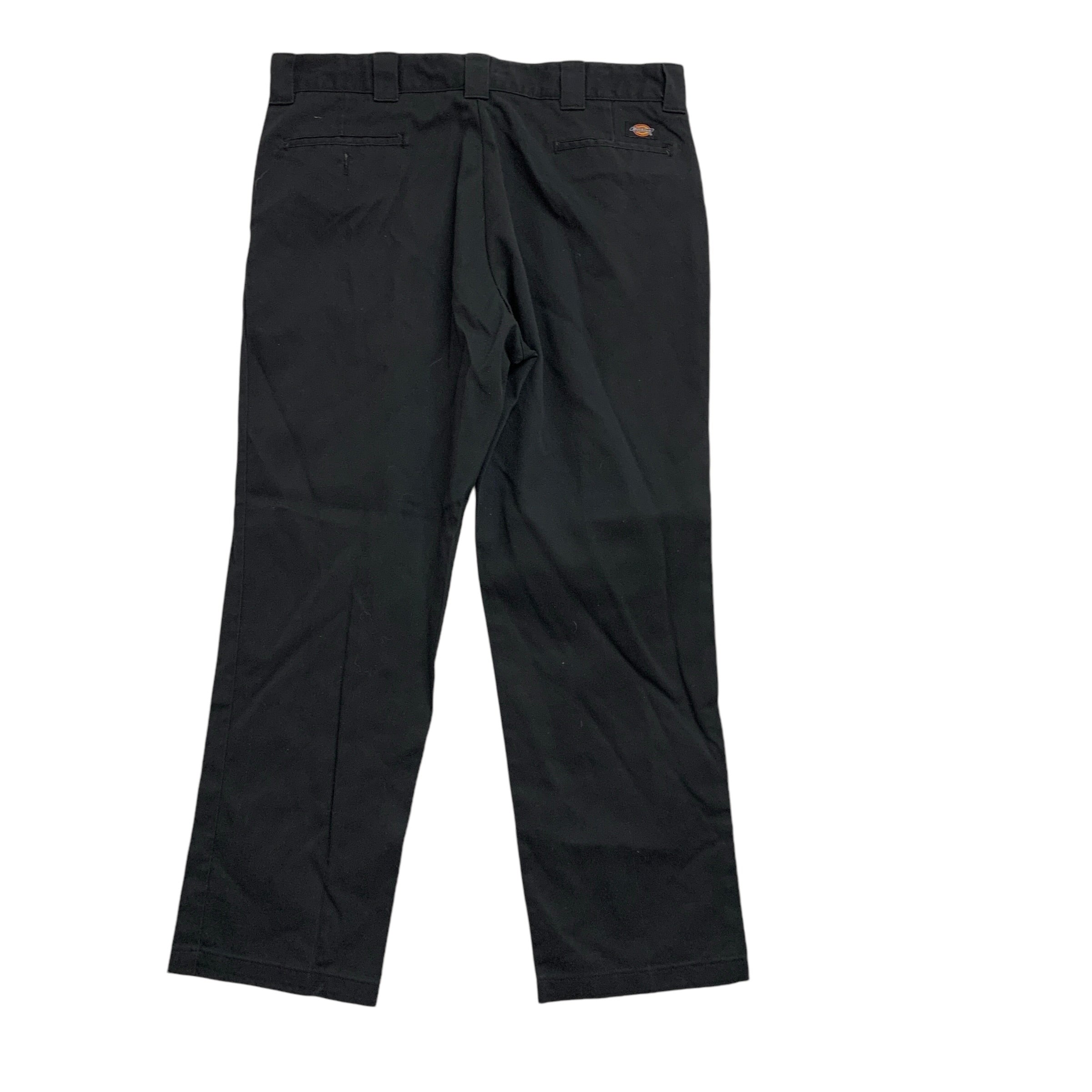 Dickies 874 Trousers W40 L32 Mens Black Pants Original Straight Fit Workwear