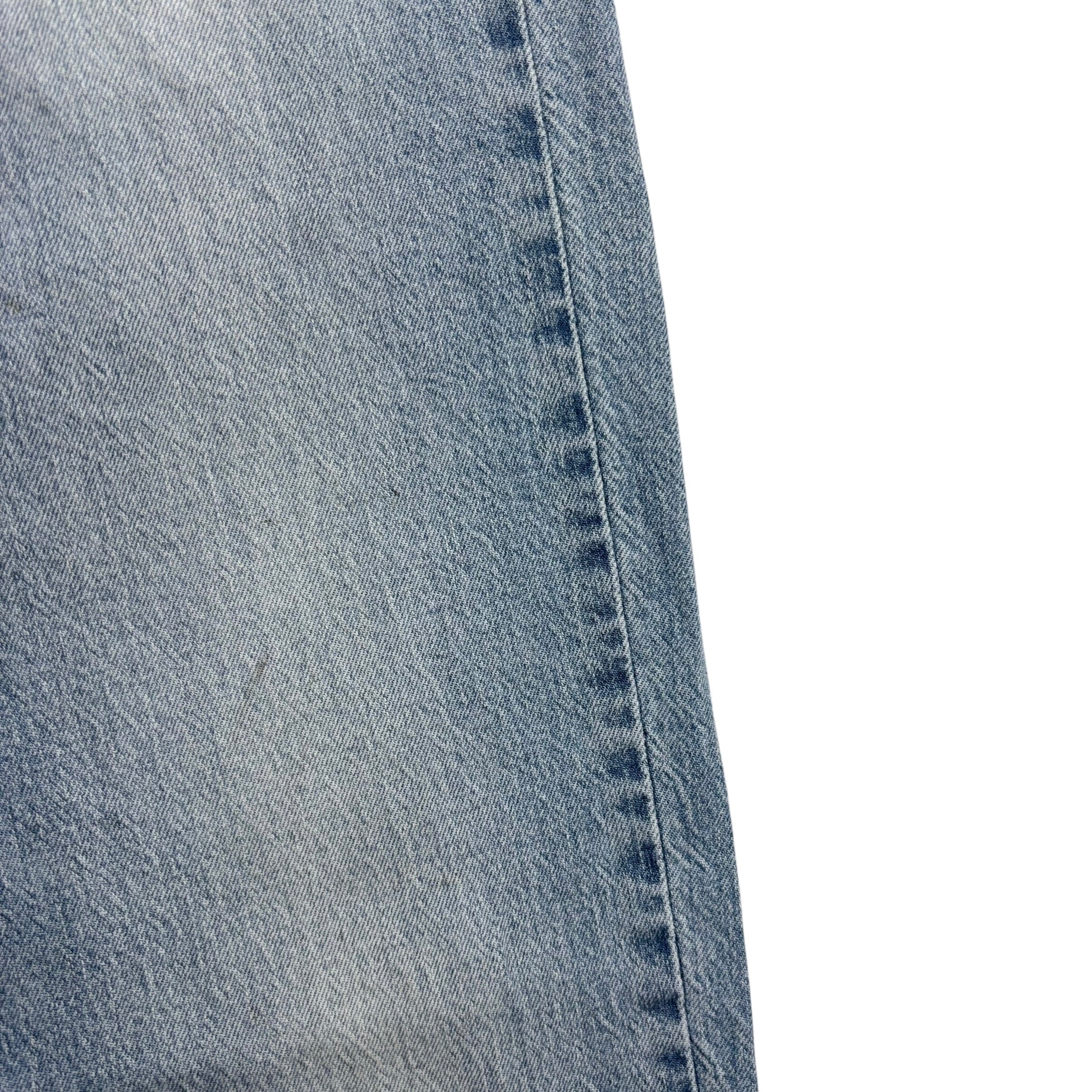 Levis 527 Jeans W34 L32 Mens Light Blue Slim Bootcut Fit Stretch Denim