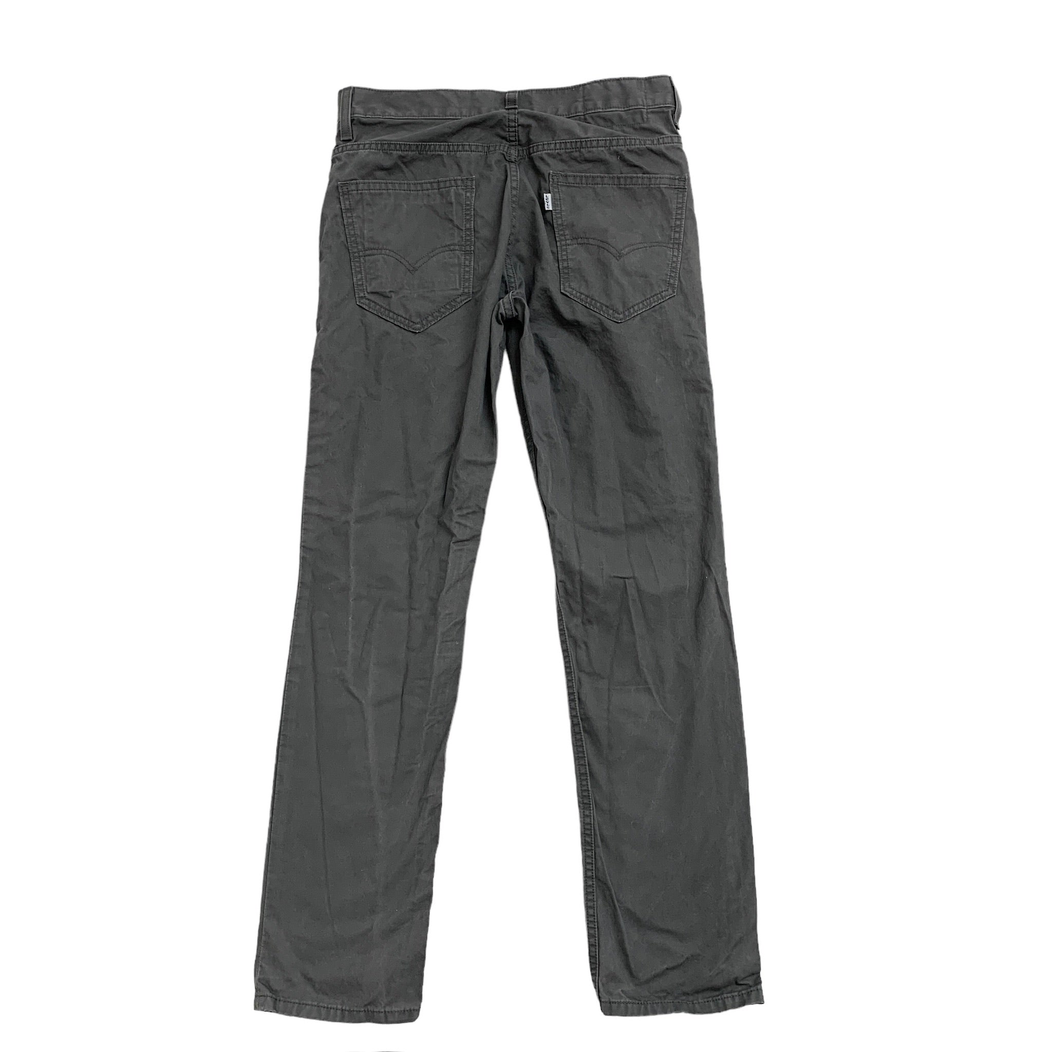 Levis 511 Trousers W30 L30 Mens Grey Slim Fit Cotton Pants