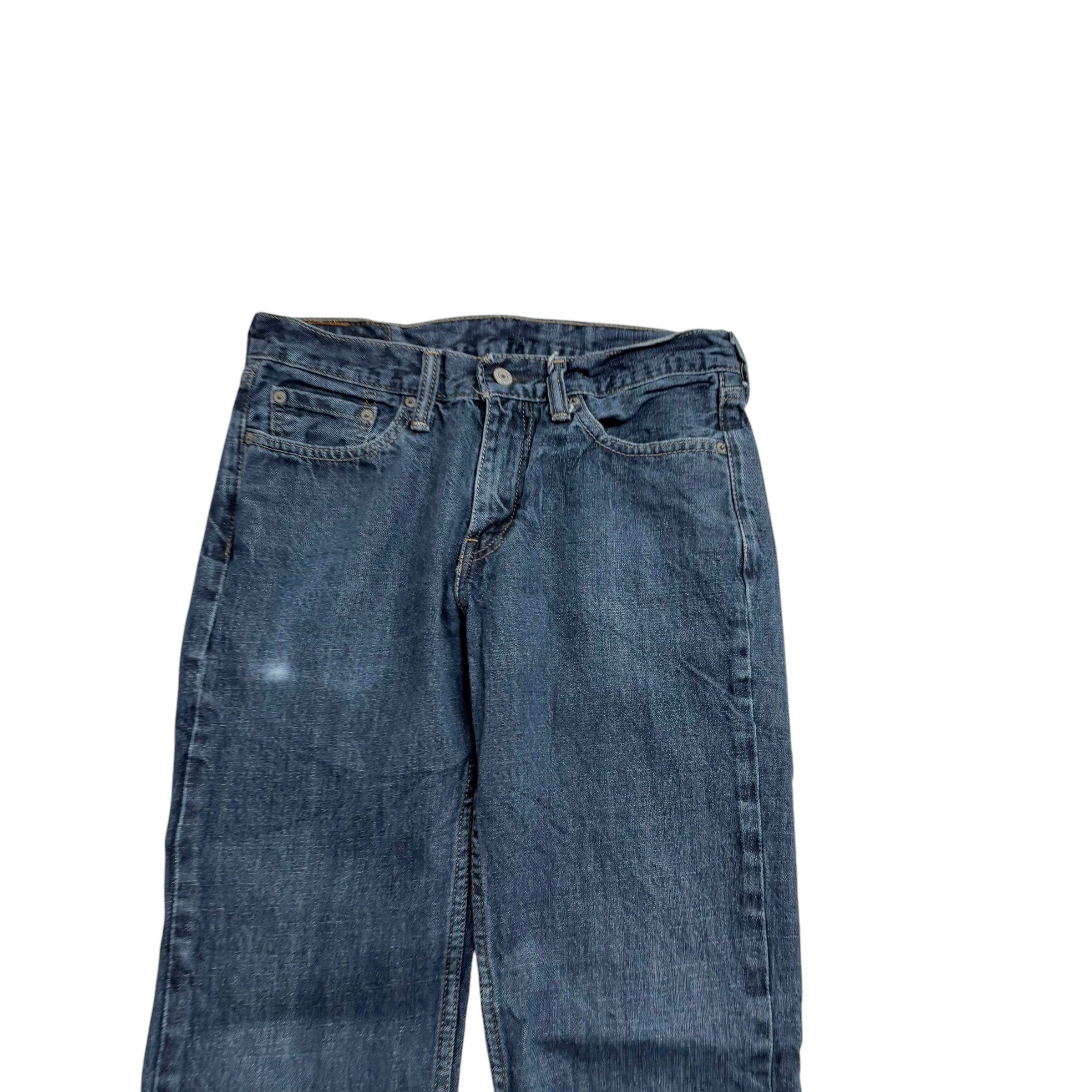 Levis 514 Jeans W29 L32 Mens Mid Blue Regular Straight Fit Denim