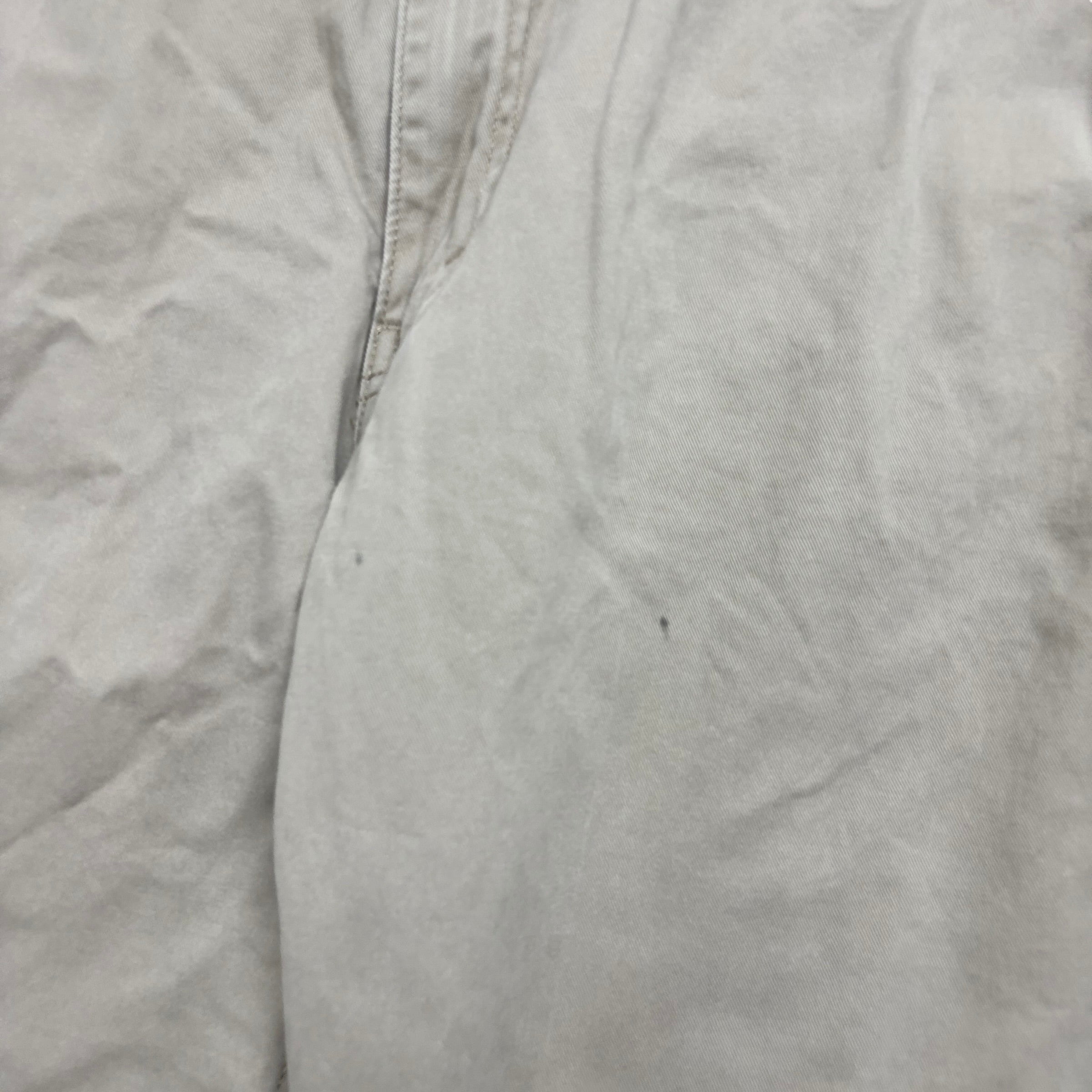 Levis 514 Trousers W36 L31 Mens Cream Regular Straight Fit Cotton Pants