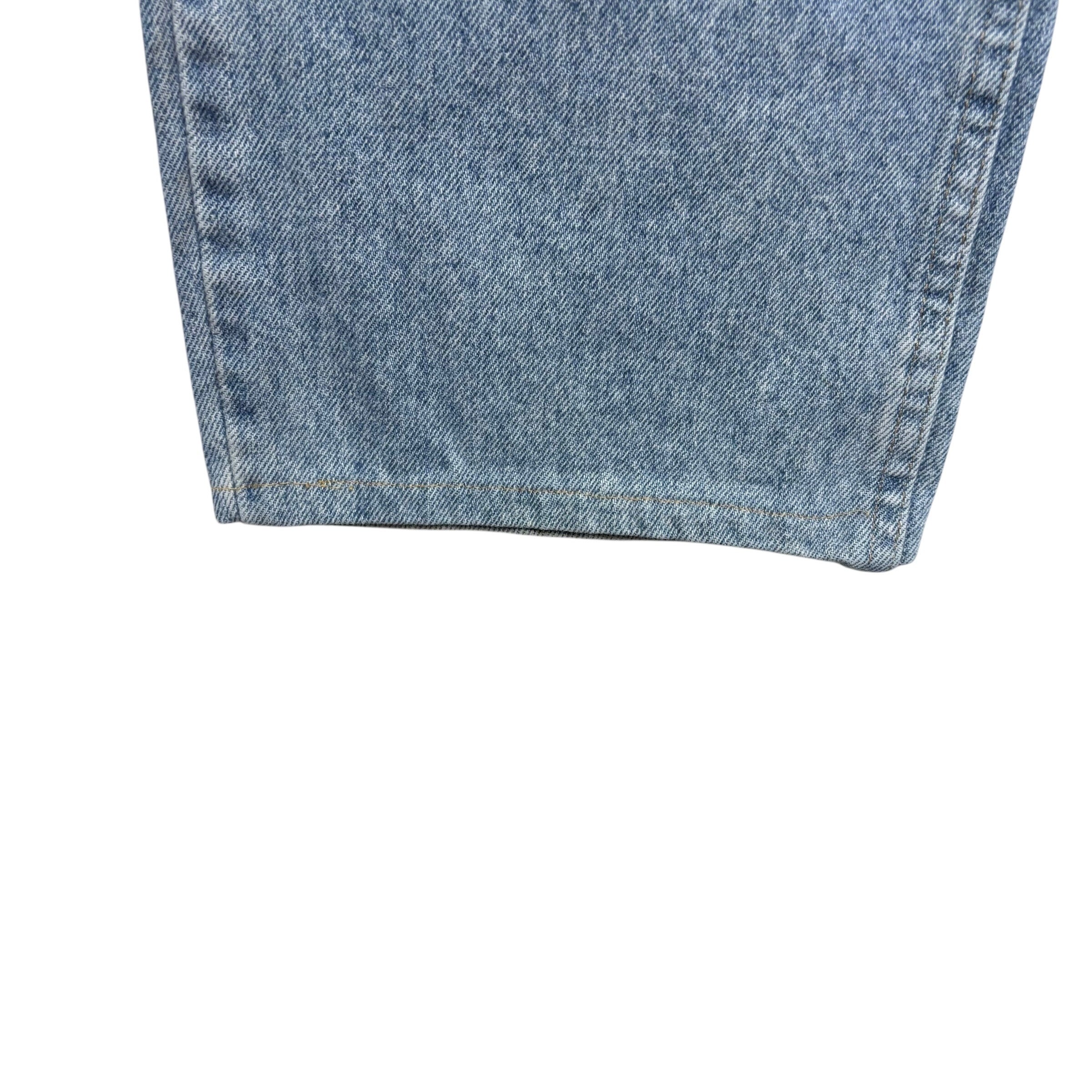 Wrangler Jeans W40 L29 Mens Light Blue Regular Straight Fit Vintage Denim (F)