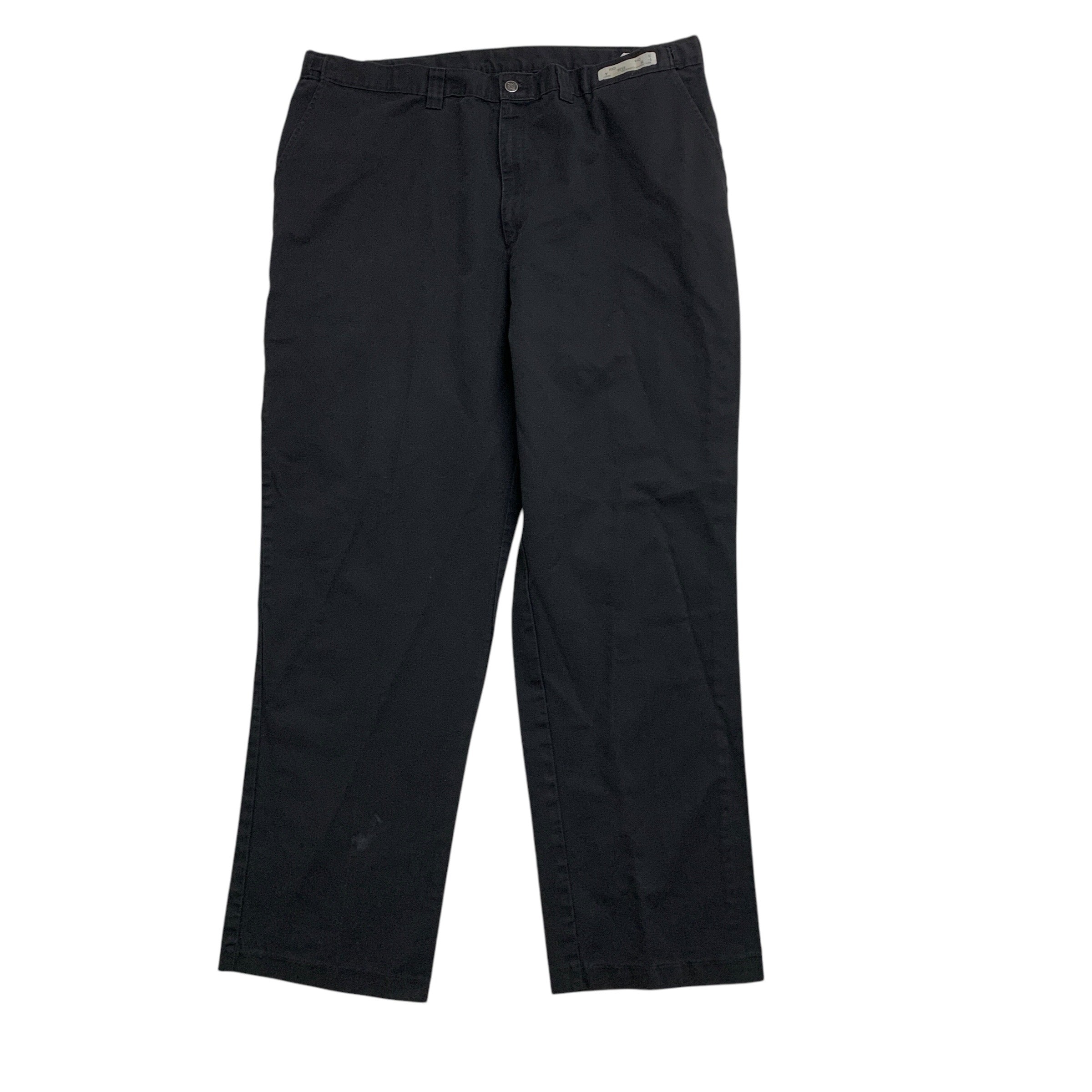 Dickies Trousers W42 L34 Mens Black Pants Baggy Relaxed Fit Workwear