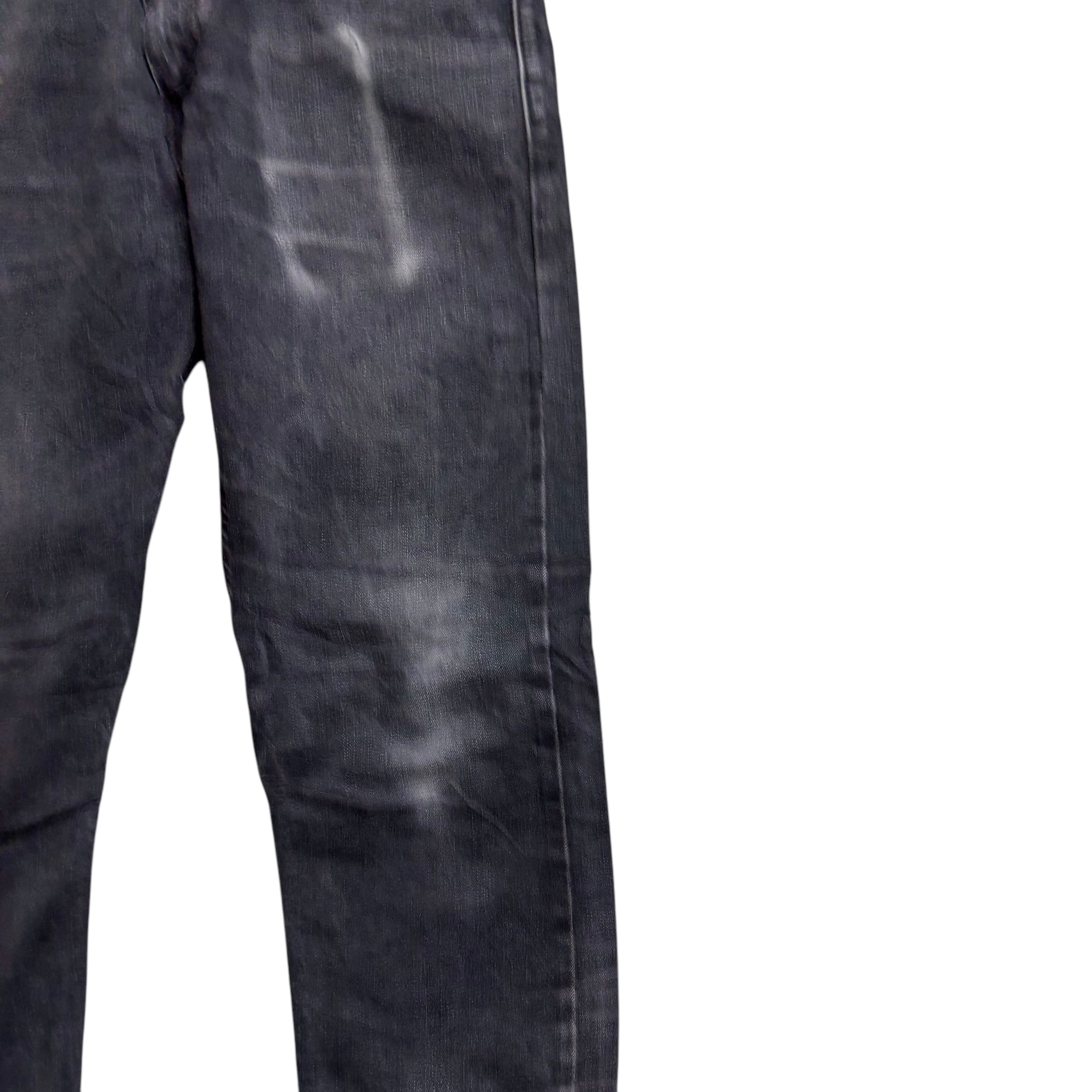 Levis 512 Jeans W30 L30 Mens Black Slim Tapered Fit Stretch Denim (F)