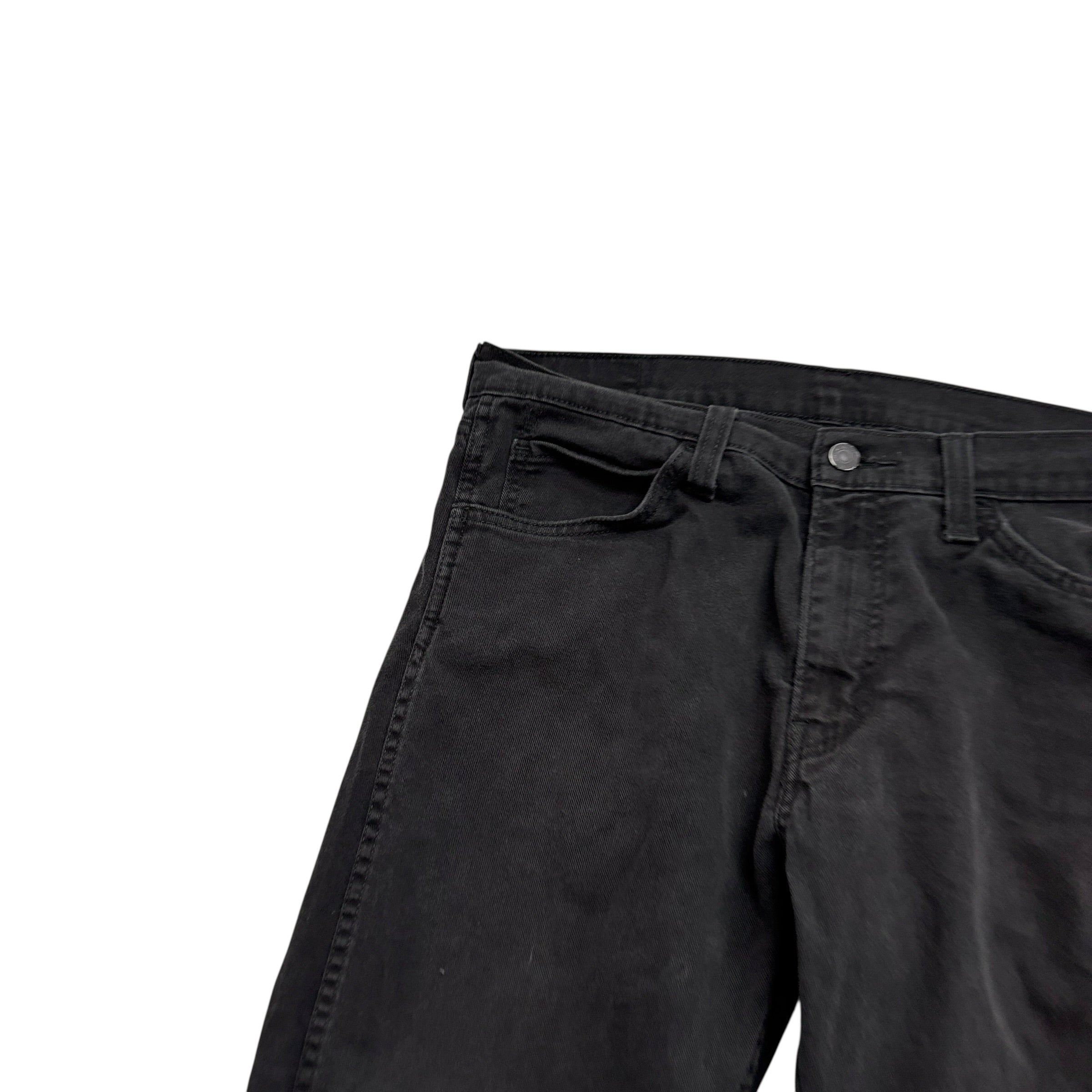 Levis 513 Jeans W32 L30 Mens Black Slim Straight Fit Stretch Denim