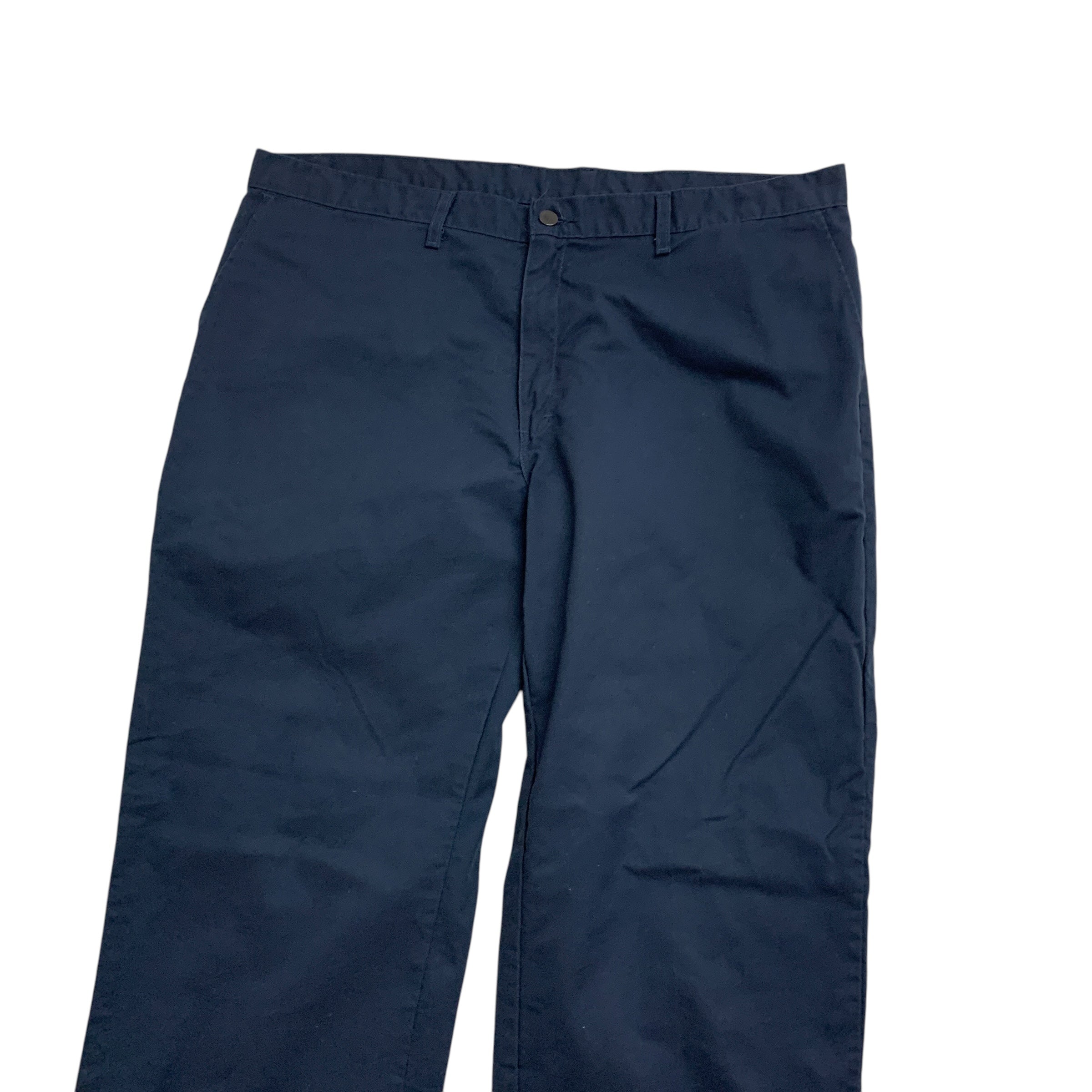 Dickies Trousers W42 L30 Mens Navy Blue Pants Relaxed Straight Fit Workwear