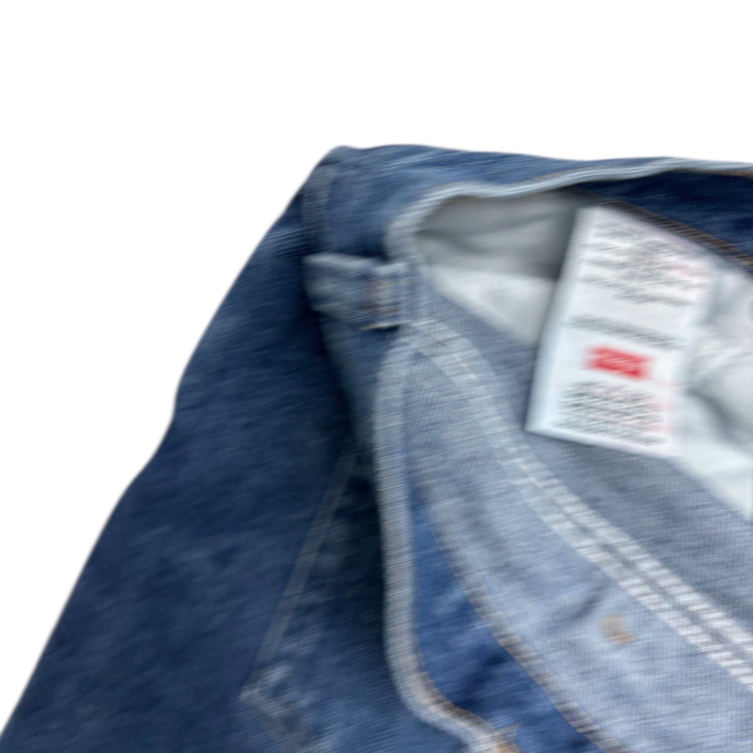 Wrangler Jeans W40 L32 Mens Mid Blue Regular Straight Fit Denim (E)