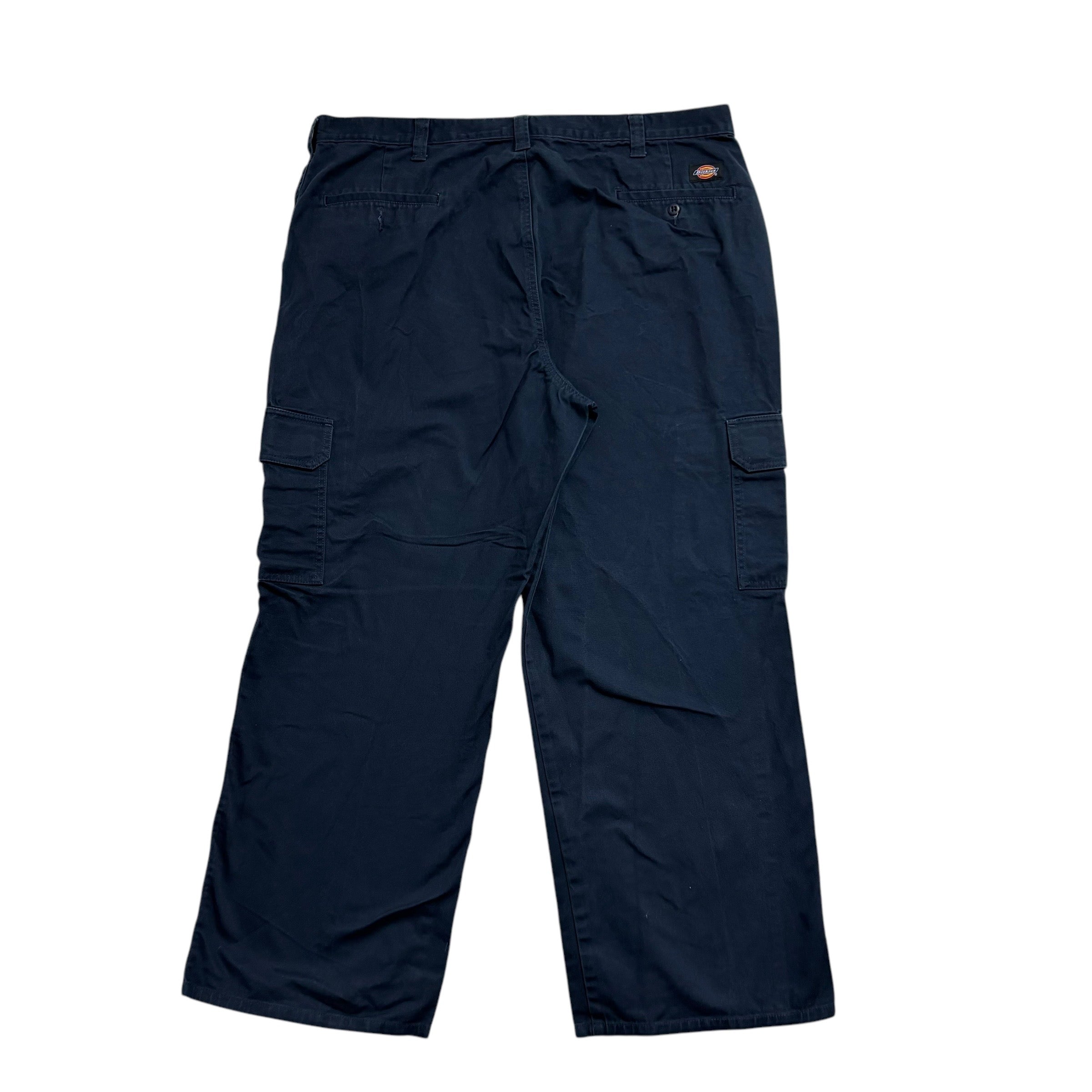 Dickies Cargo Trousers W40 L30 Mens Blue Pants Relaxed Straight Fit Workwear