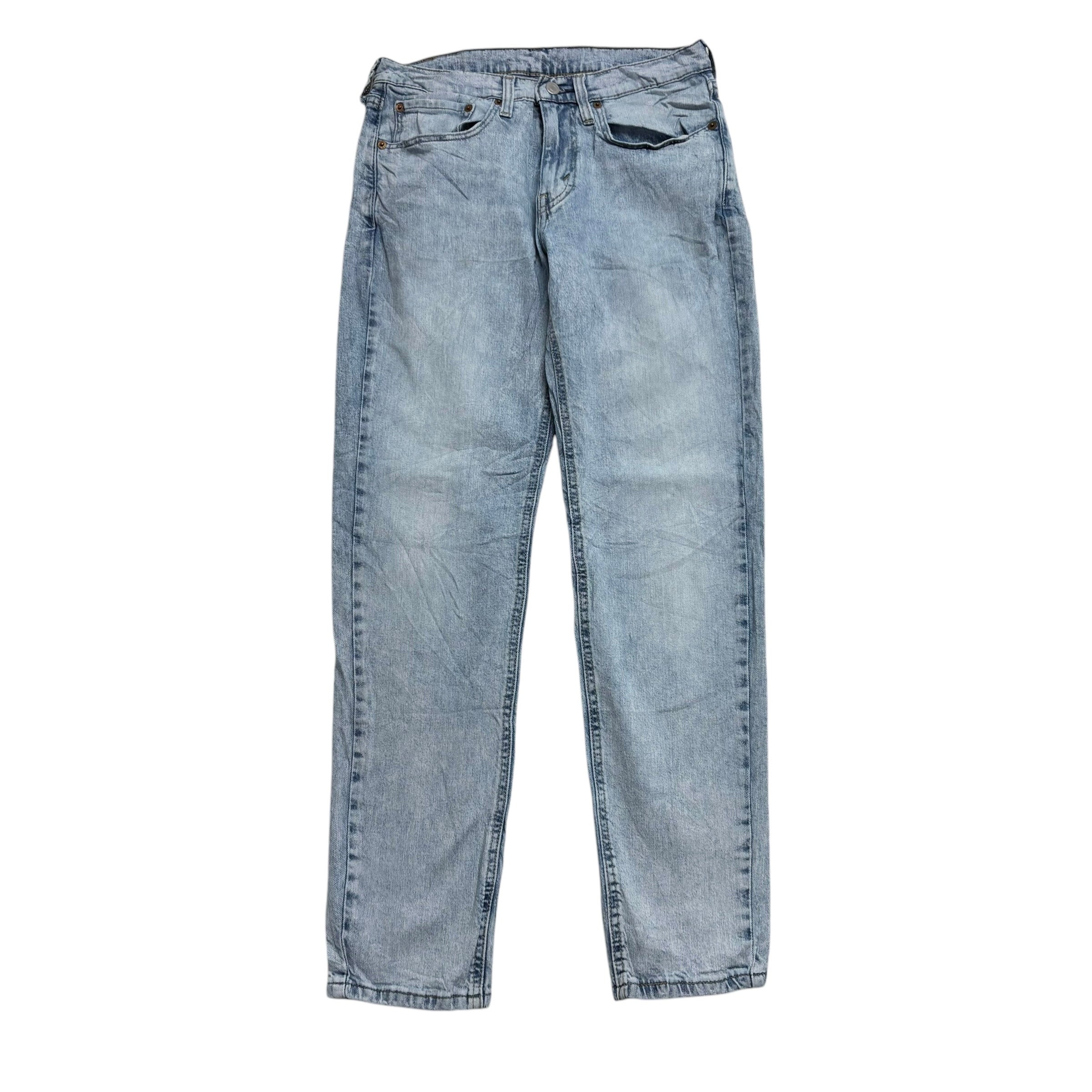 Levis 531 Jeans W31 L32 Mens Light Blue Athletic Slim Fit Stretch Denim (E)