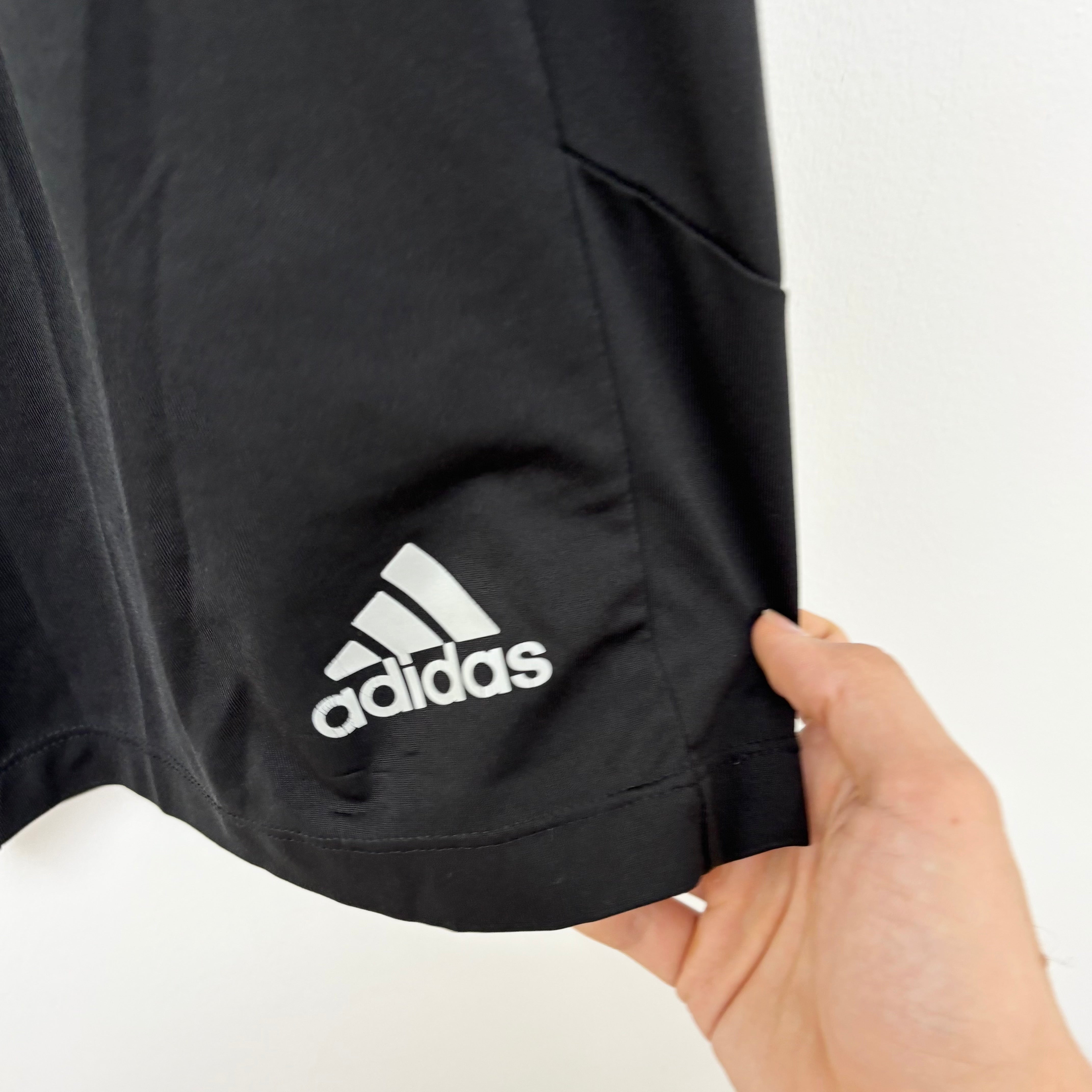 Adidas Shorts Mens XL Black Sports Running Gym Athletic Pockets