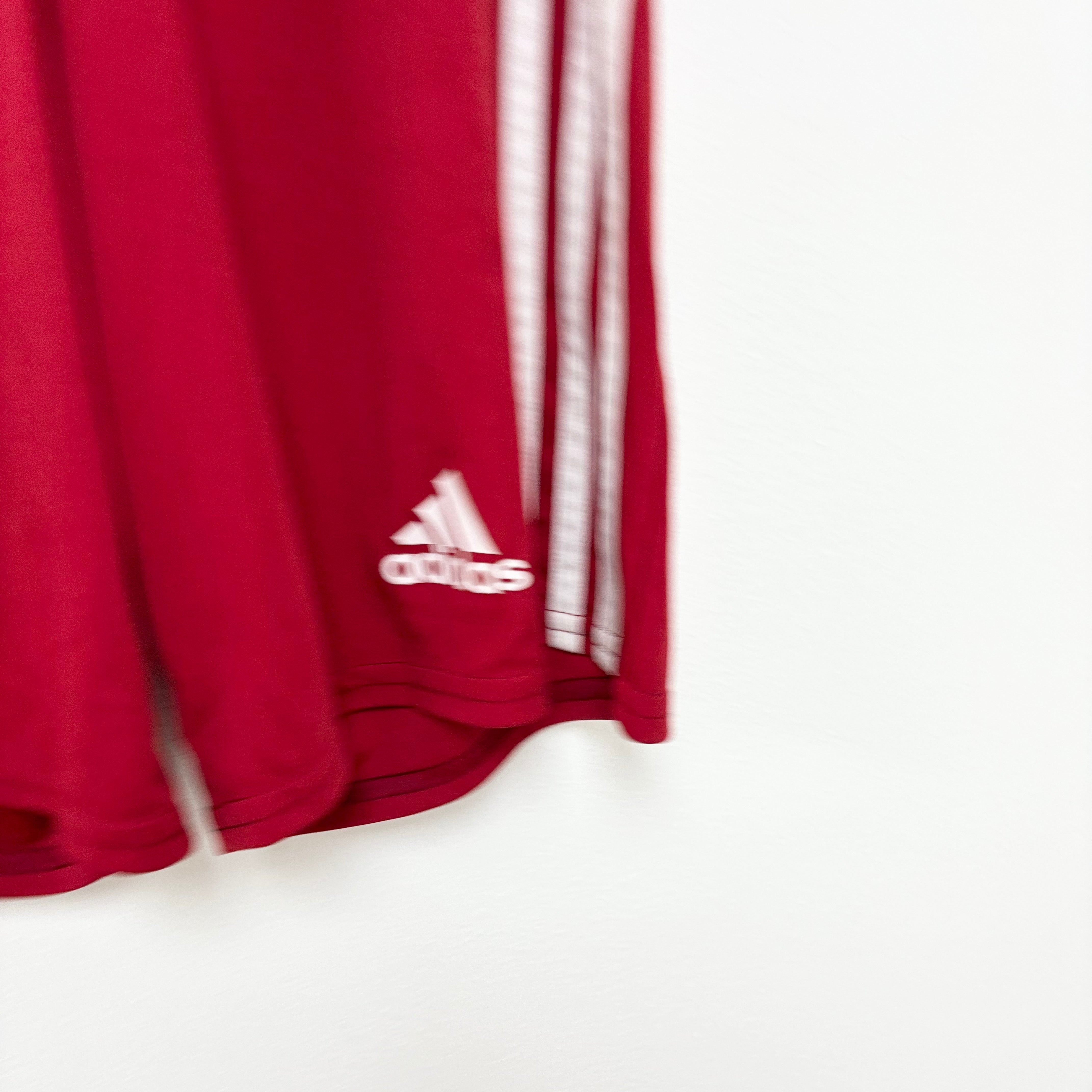 Adidas Shorts Mens XS Red Sports Running Gym Athletic