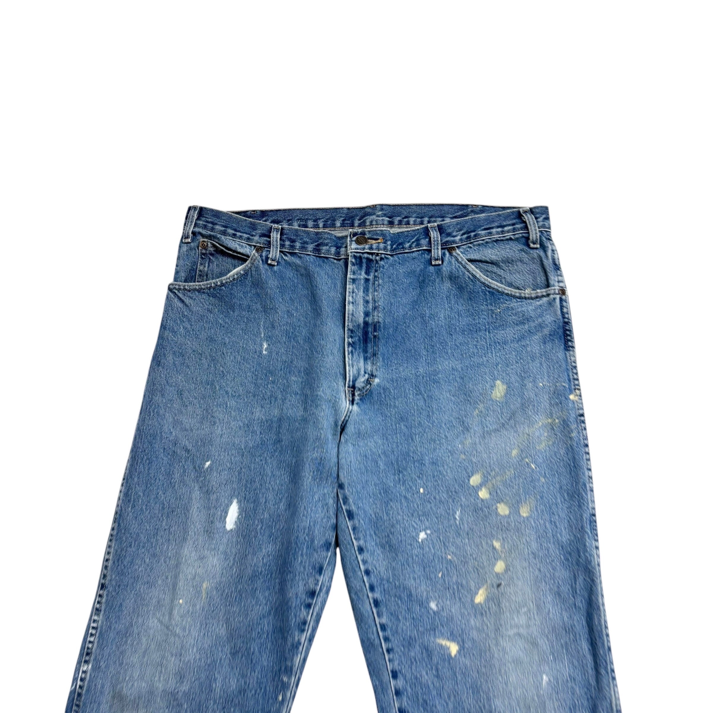 Dickies Jeans W38 L30 Mens Light Blue Regular Straight Fit Denim (F)