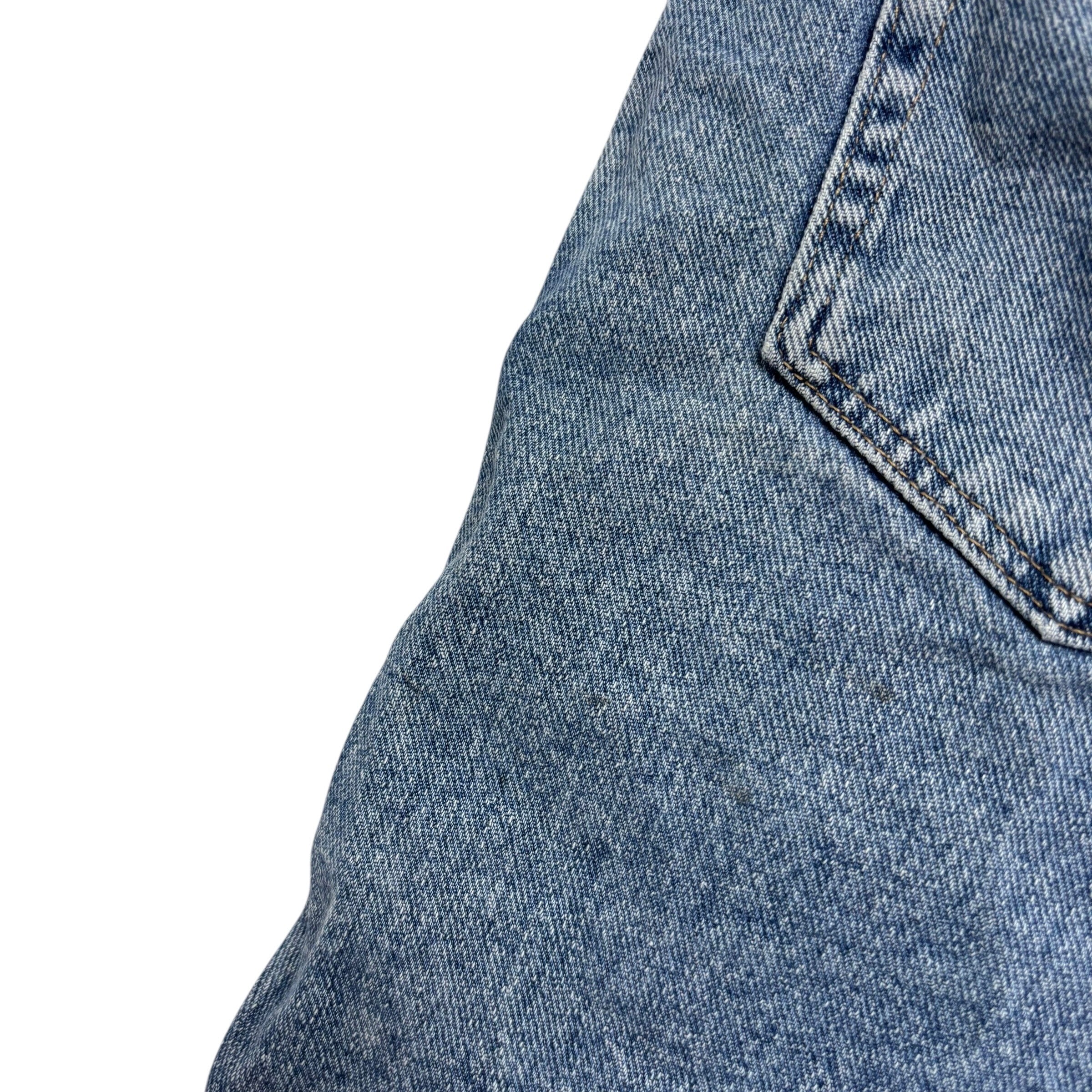 Vintage Wrangler Baggy Jorts W48 Mens Denim Shorts Mid Blue Relaxed Fit