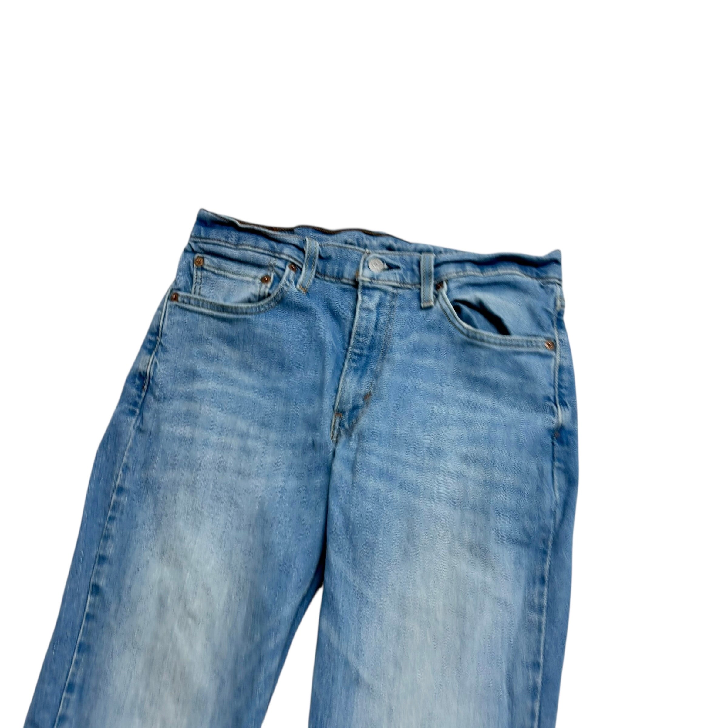 Levis 514 Jeans W30 L30 Mens Light Blue Regular Straight Fit Stretch Denim