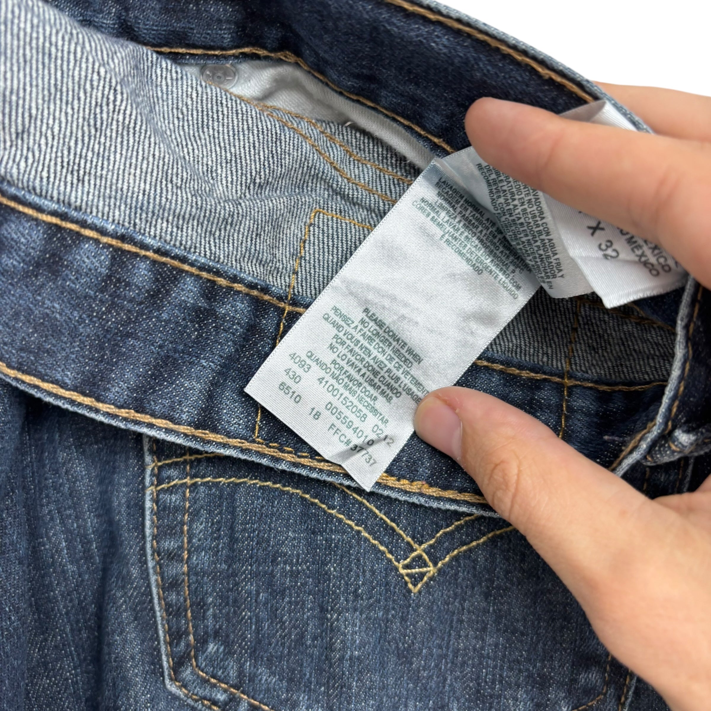 Levis 559 Jeans W31 L32 Mens Dark Blue Baggy Relaxed Straight Fit Vintage Denim