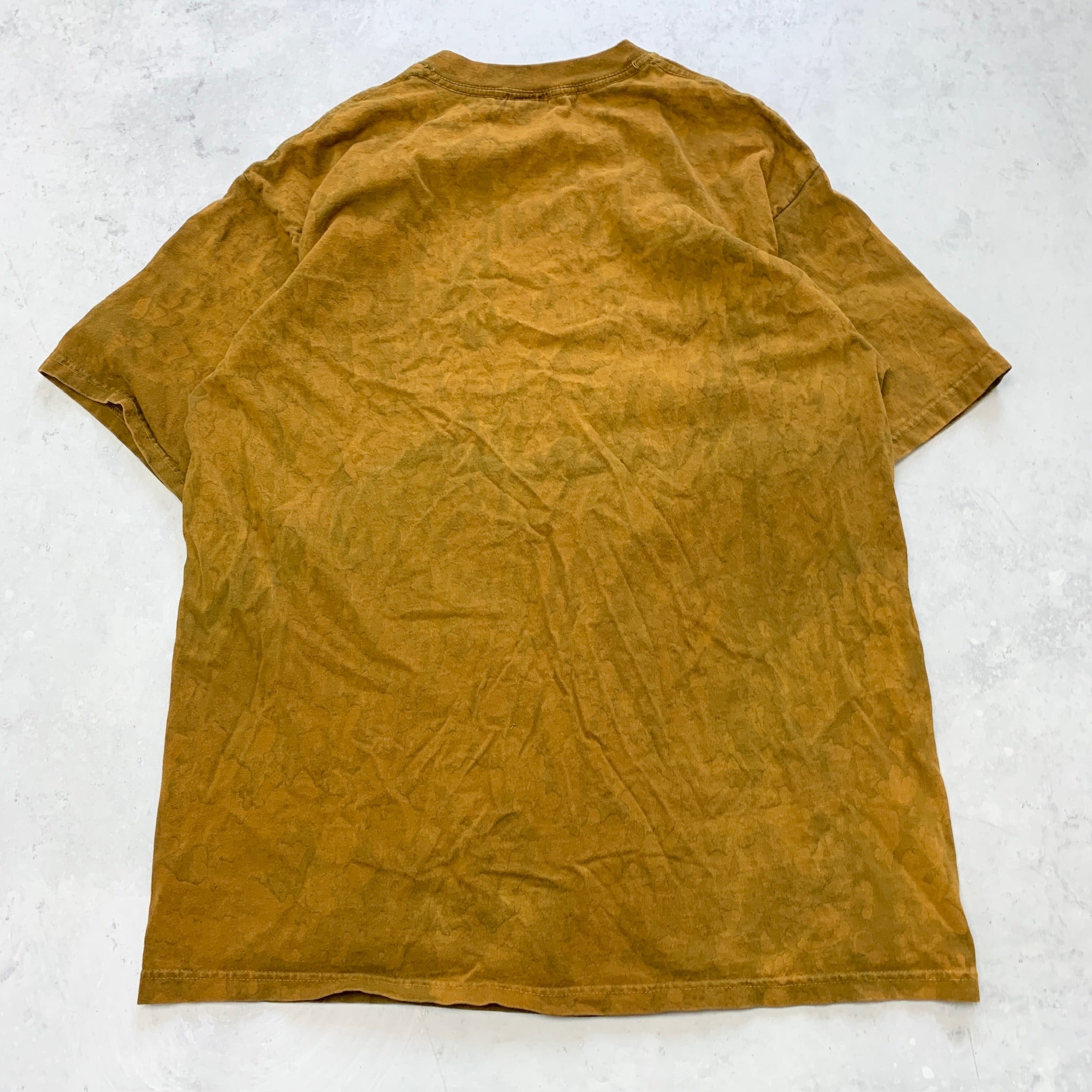 Vintage T Shirt Mens Large Tan Brown Graphic Print 00s Animal Nature