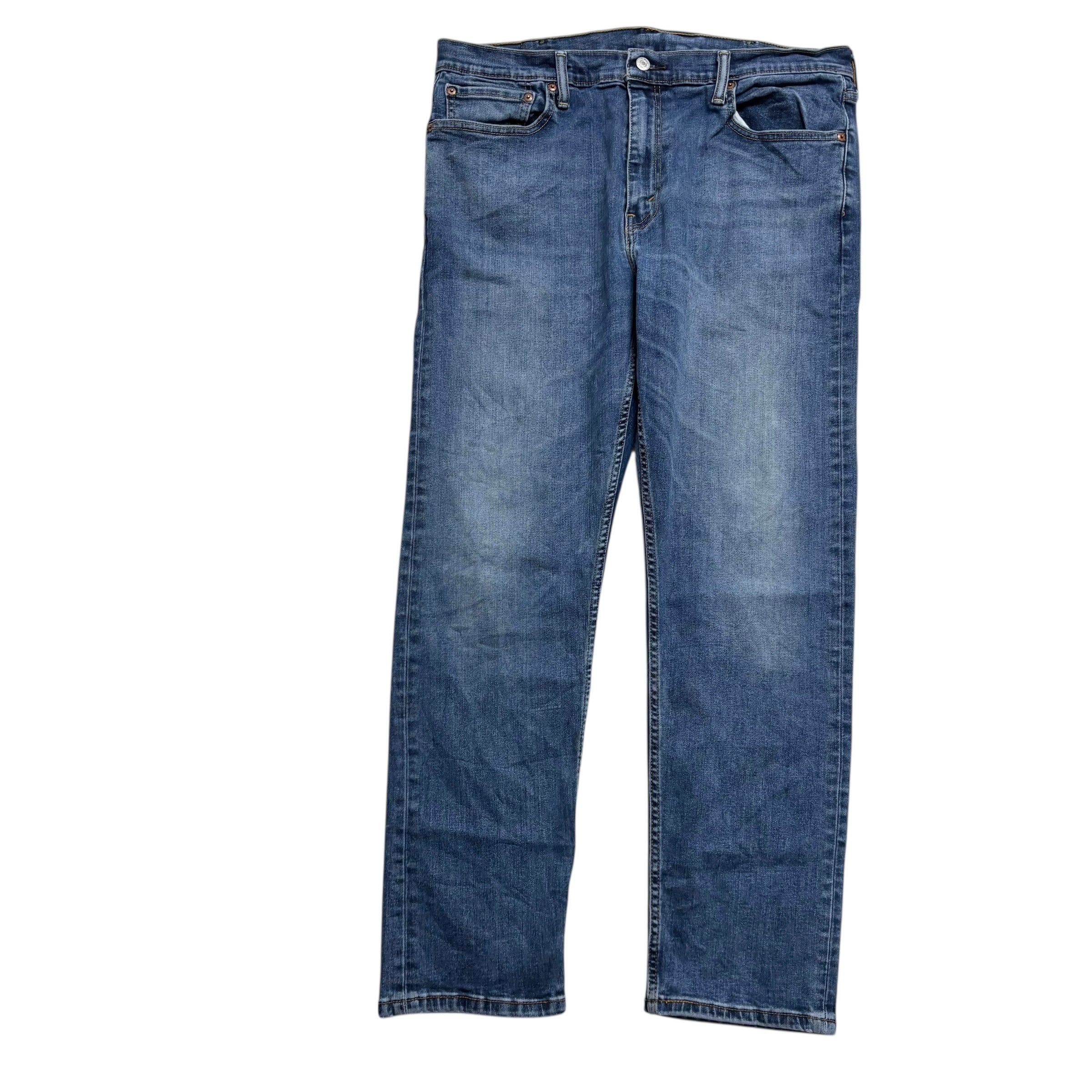 Levis 502 Jeans W38 L31 Mens Mid Blue Regular Tapered Fit Stretch Denim