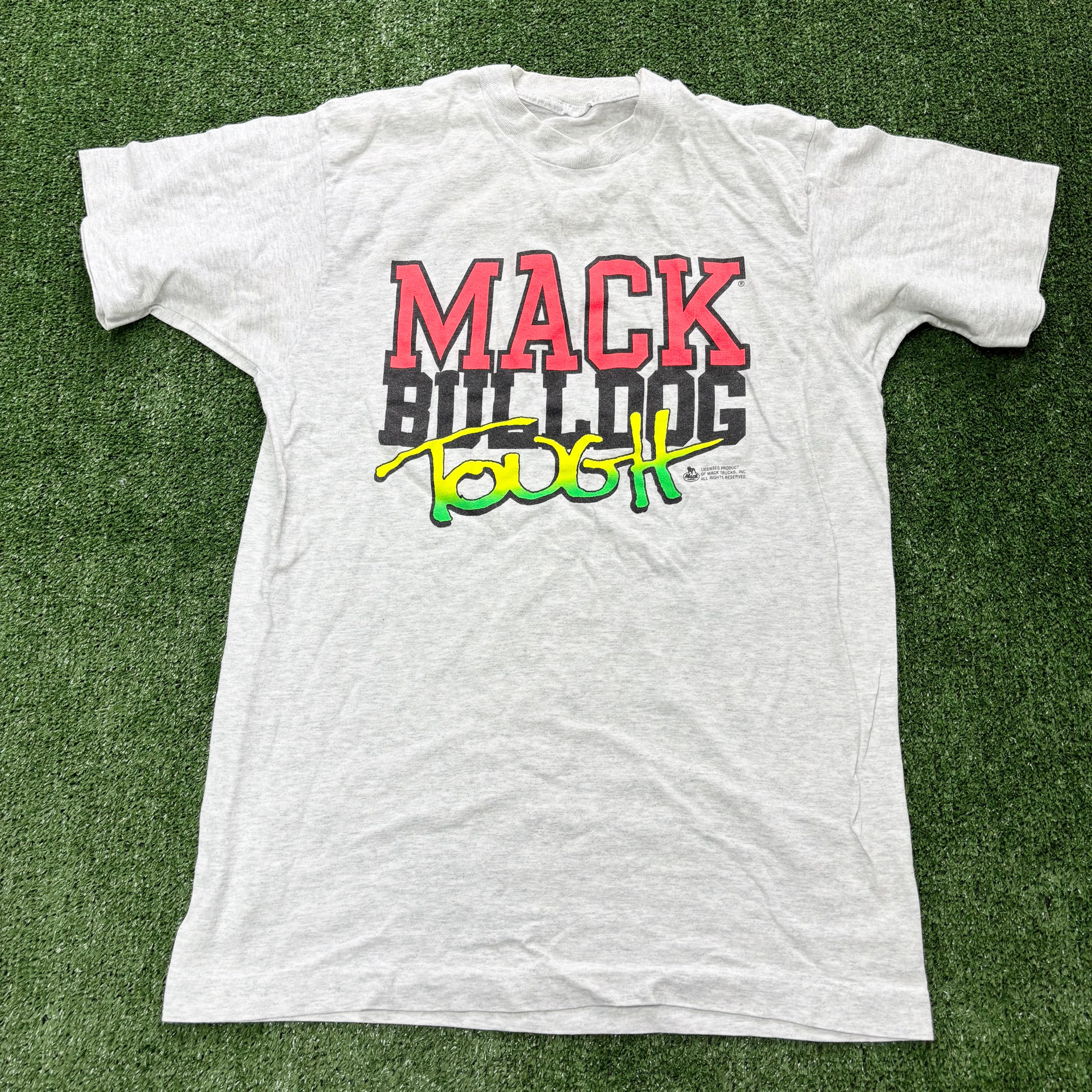 Vintage T Shirt Mens Small Grey Single Stitch Graphic Print 90s USA (E)