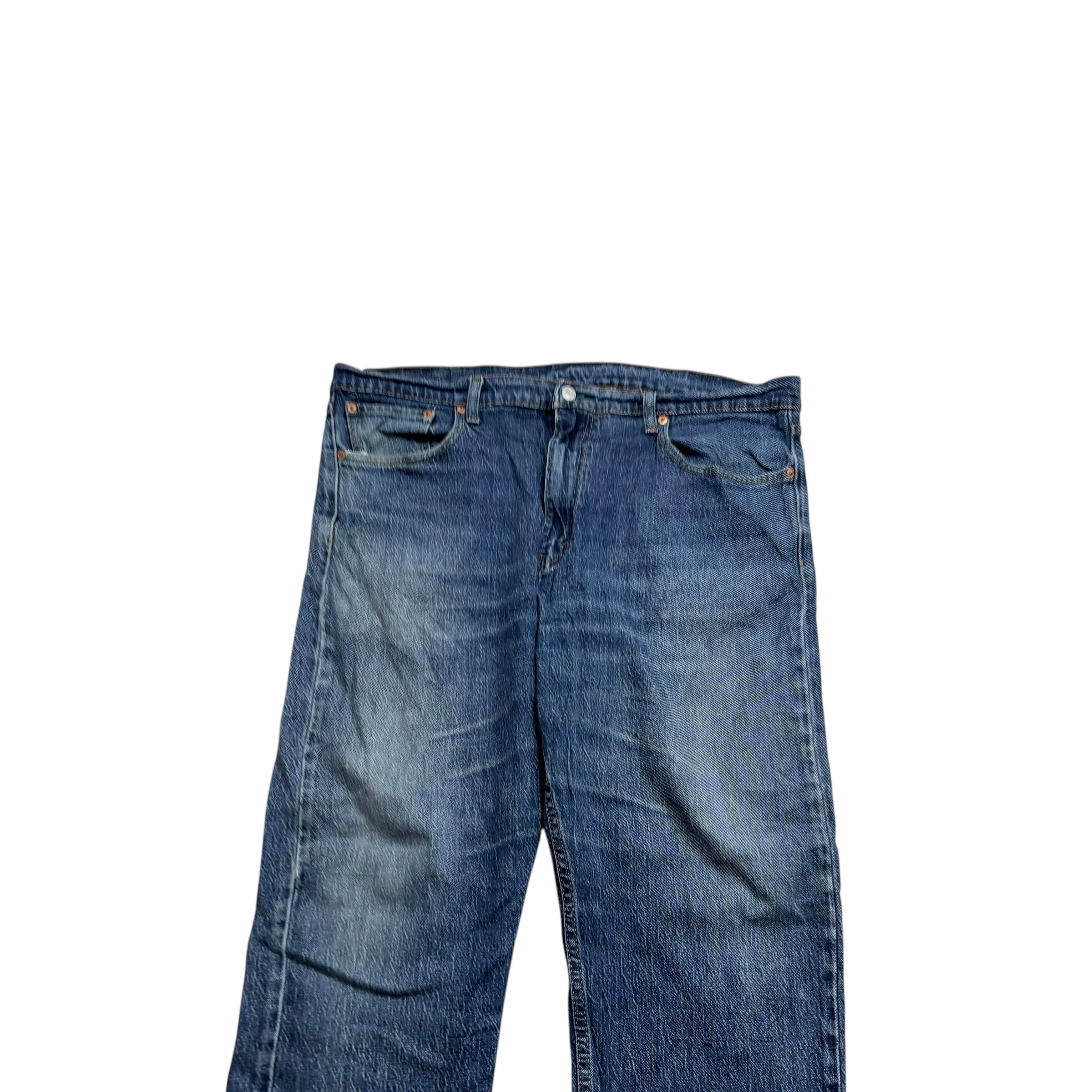 Levis 502 Jeans W40 L28 Mens Mid Blue Regular Tapered Fit Stretch Denim