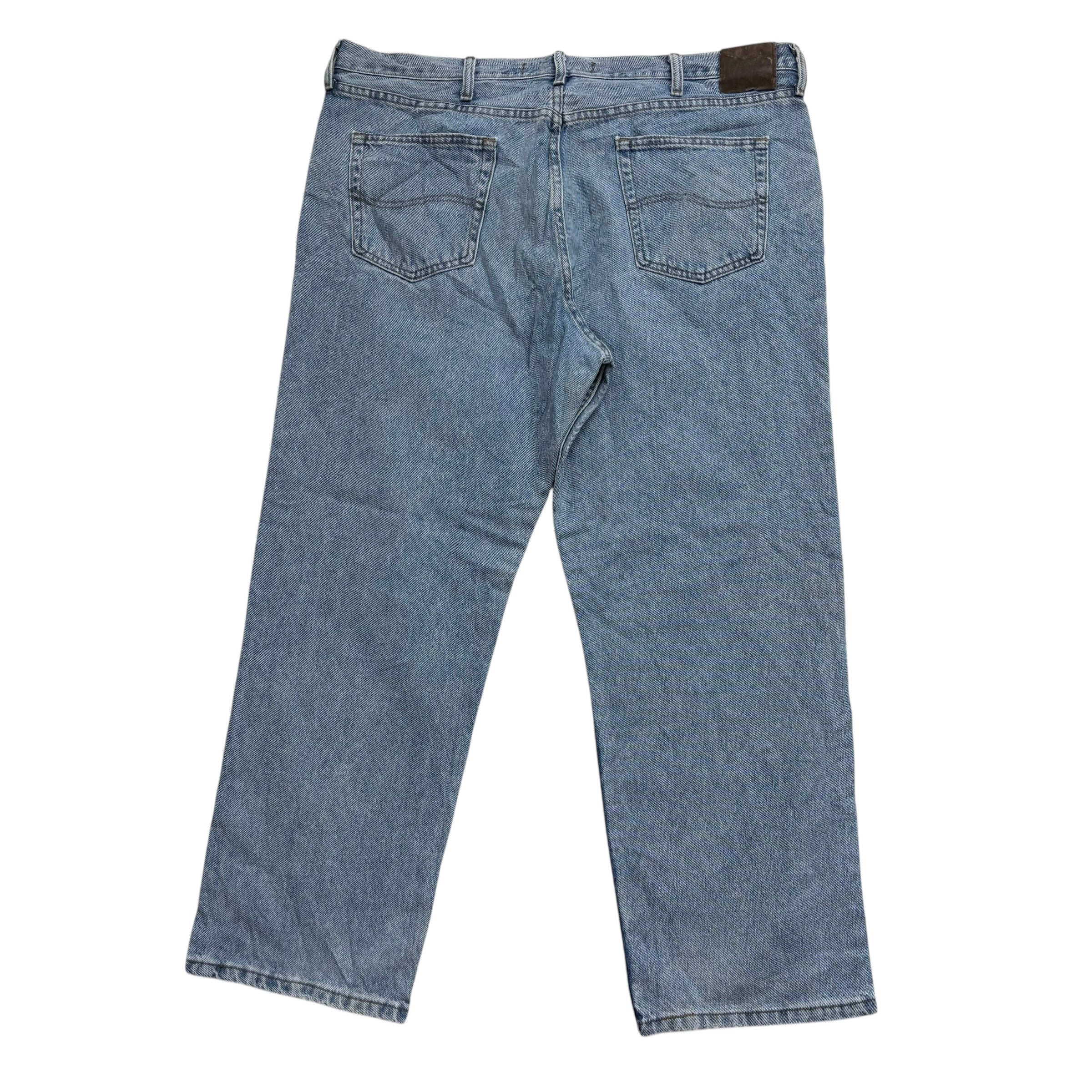 Lee Jeans W42 L30 Mens Light Blue Relaxed Straight Fit Vintage Denim