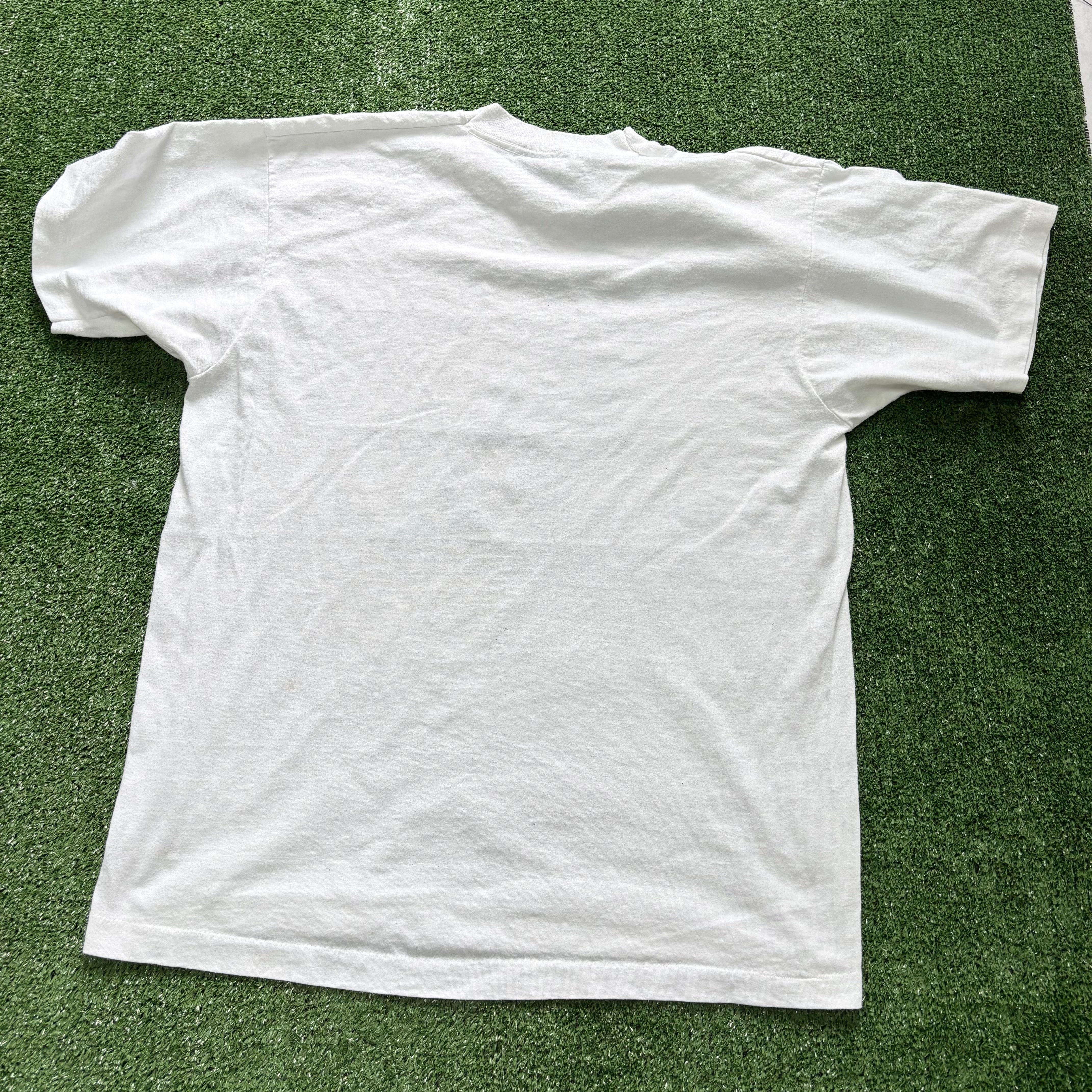 Vintage T Shirt Mens Large White Single Stitch Martin Luther King Jr.