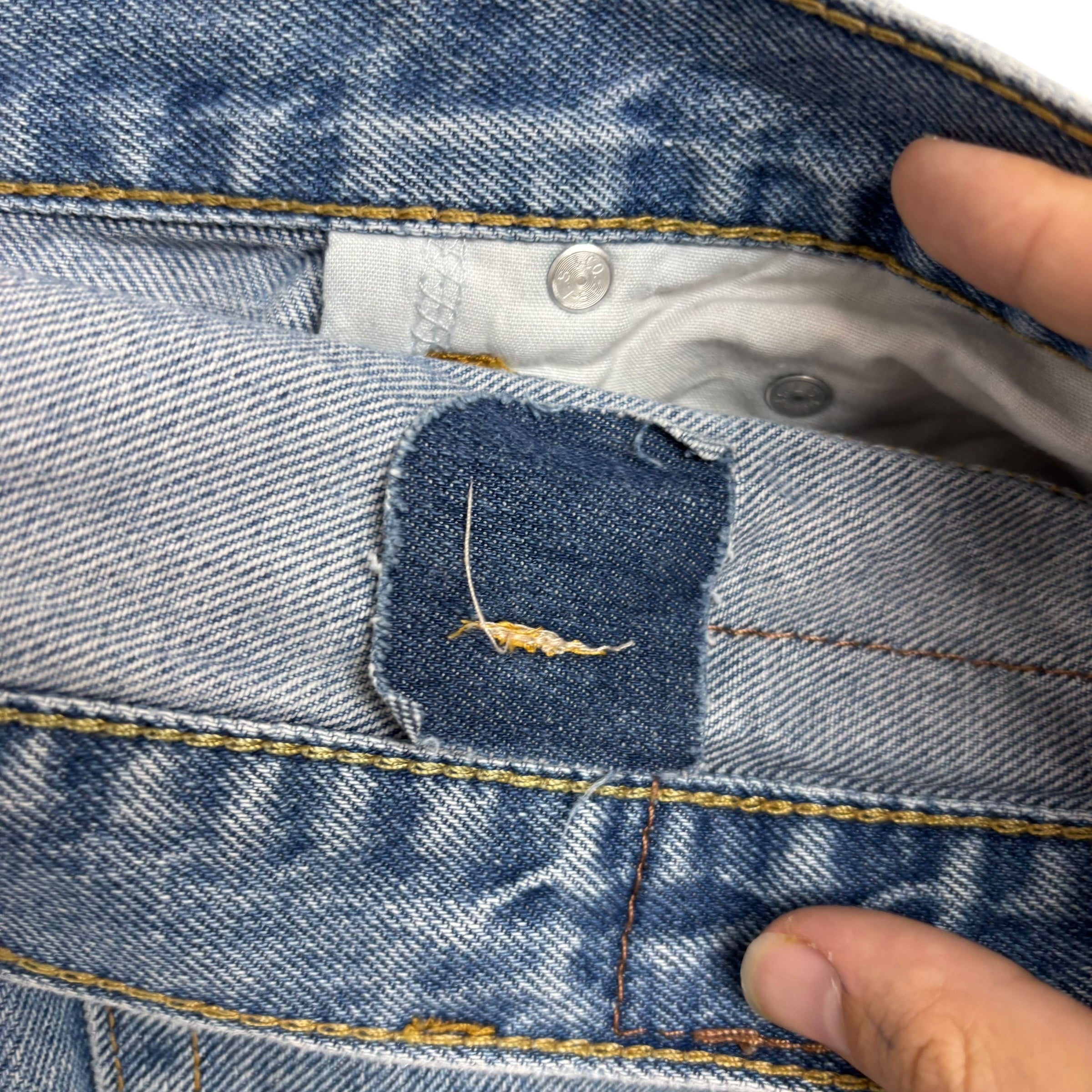 Levis 559 Jeans W40 L30 Mens Light Blue Baggy Relaxed Straight Fit Vintage Denim